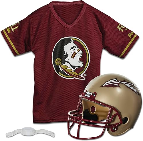 Vista 42 de Franklin Sports NCAA Kids College Football Helmet + Jersey Sets - NCAA Team Youth Football Helmet + Uniform Costume Set