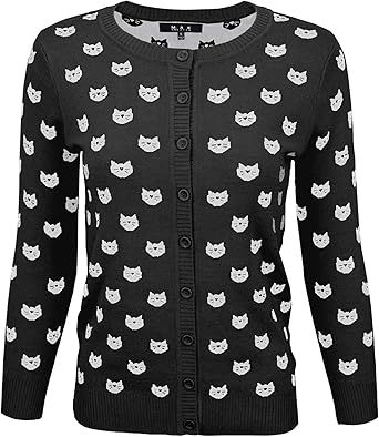 cat cardigan sweater