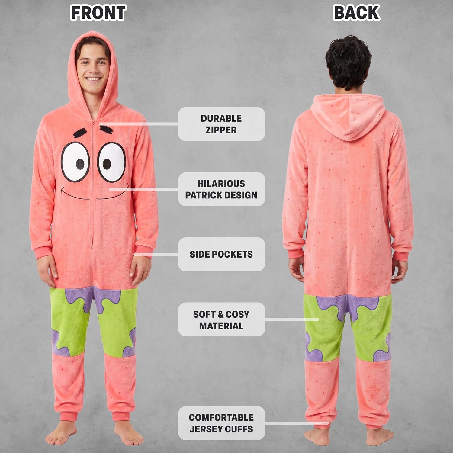 Get Trend SpongeBob | Sesame Street Halloween Costume One-Piece Pajamas
