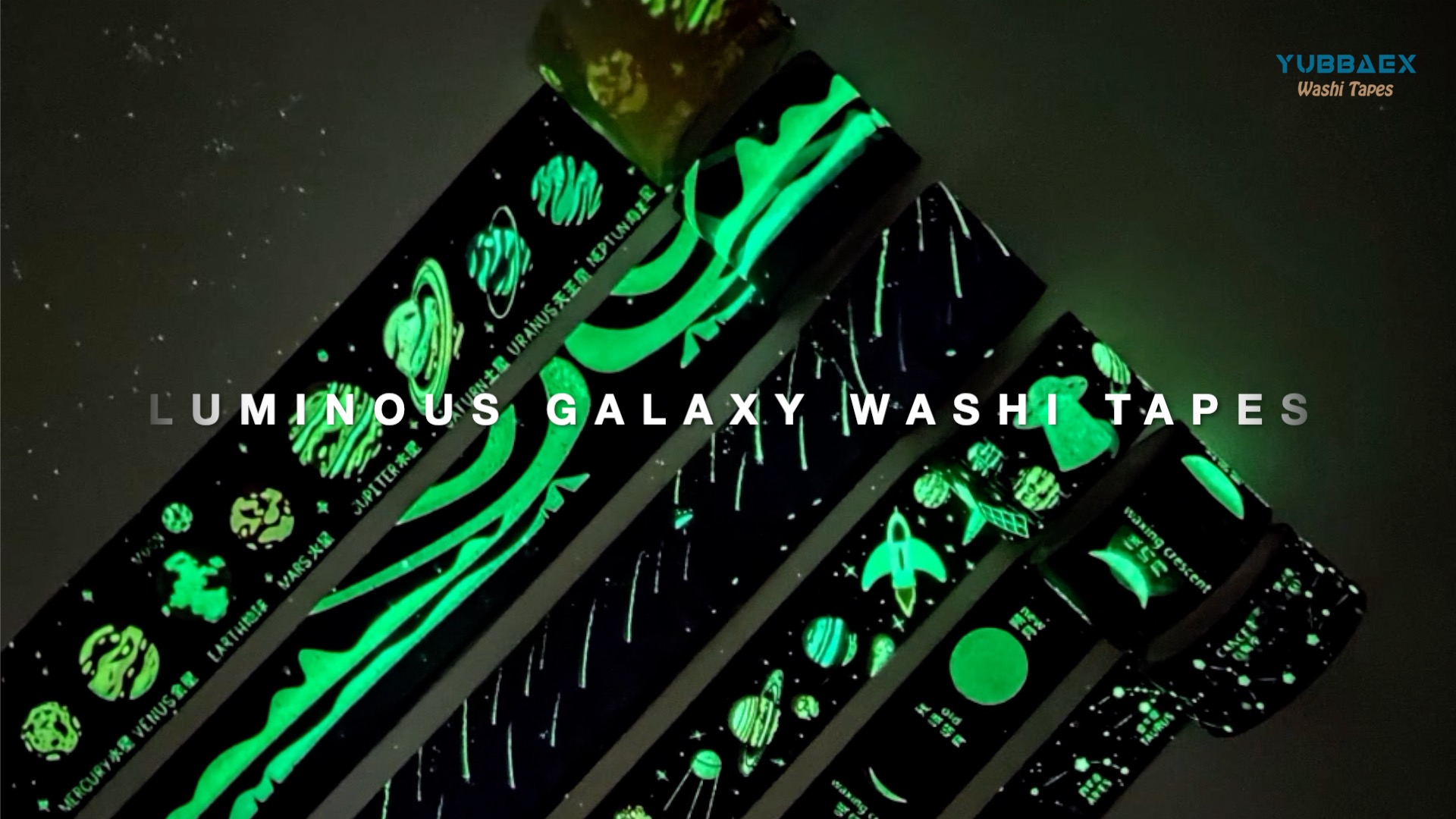 YUBX Cute Animals Washi Tape Set 39 Rolls Gold Embellishment Decorative Masking