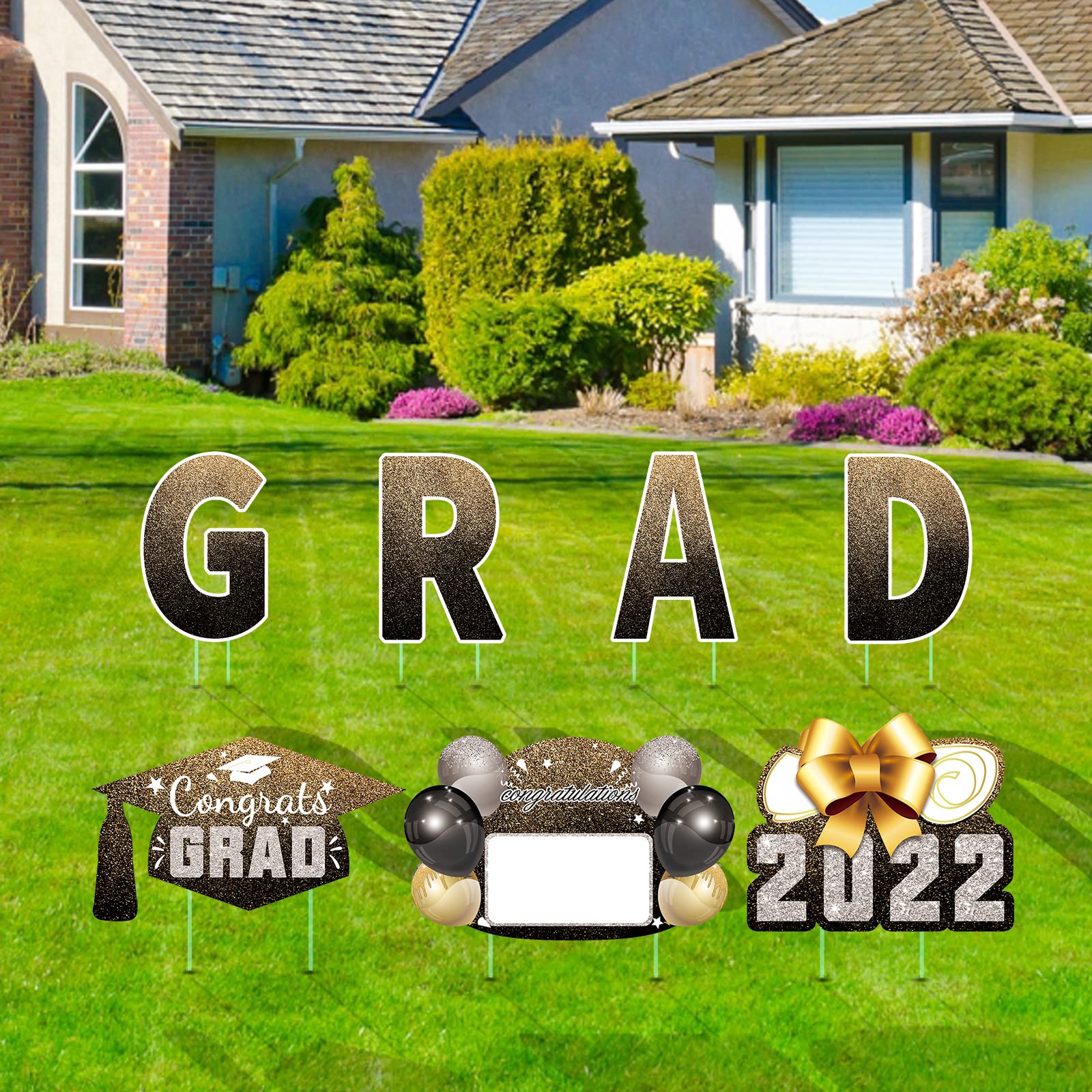 Buy Graduation Yard Sign 2022 with Stakes, Graduation Signs for Yard