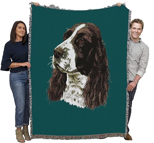 Miniatura 10 de Pure Country Weavers Manta con diseño de Springer Spaniel inglés "I Love My English Springer Spaniel", regalo para los amantes de los perros, manta