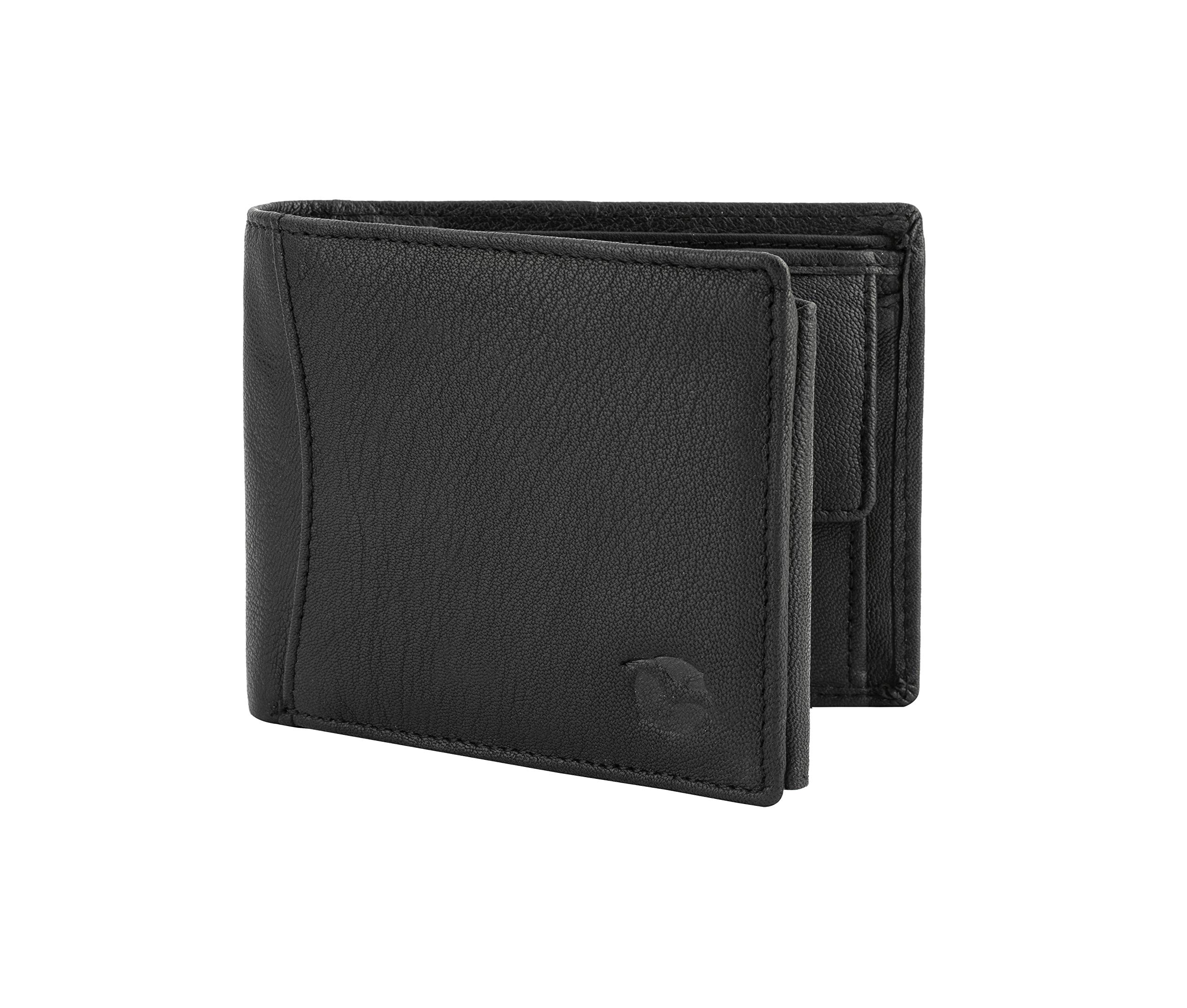 Flying FossilFlying Fossil Genuine Leather Hand-Crafted Wallet For Men, Bifold Leather Wallet