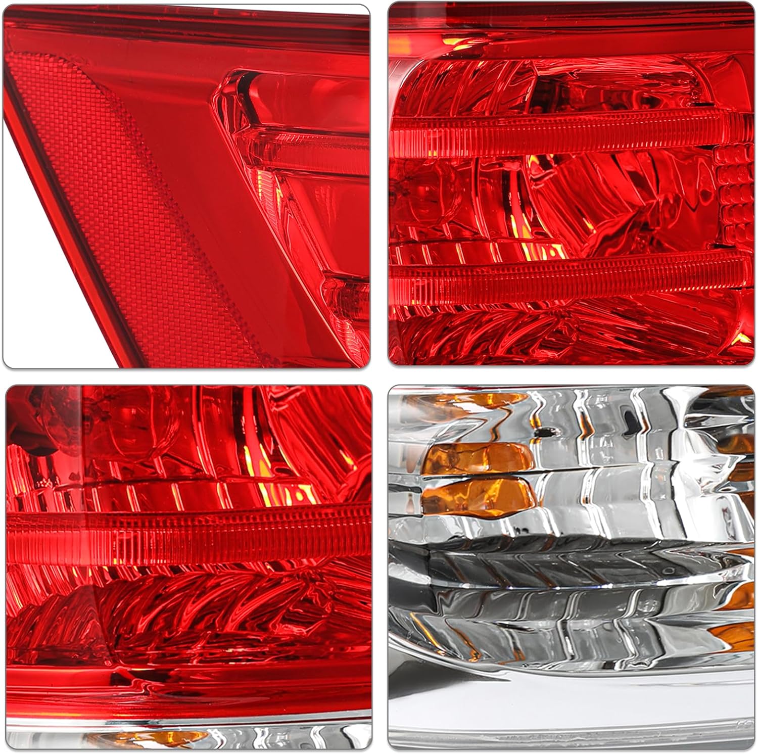 SOCKIR Tail Light Assembly for 2014 2015 2016 2017 Honda Odyssey LED Outer Taillight Rear Brake Lamp Left Driver Side Bulb Included