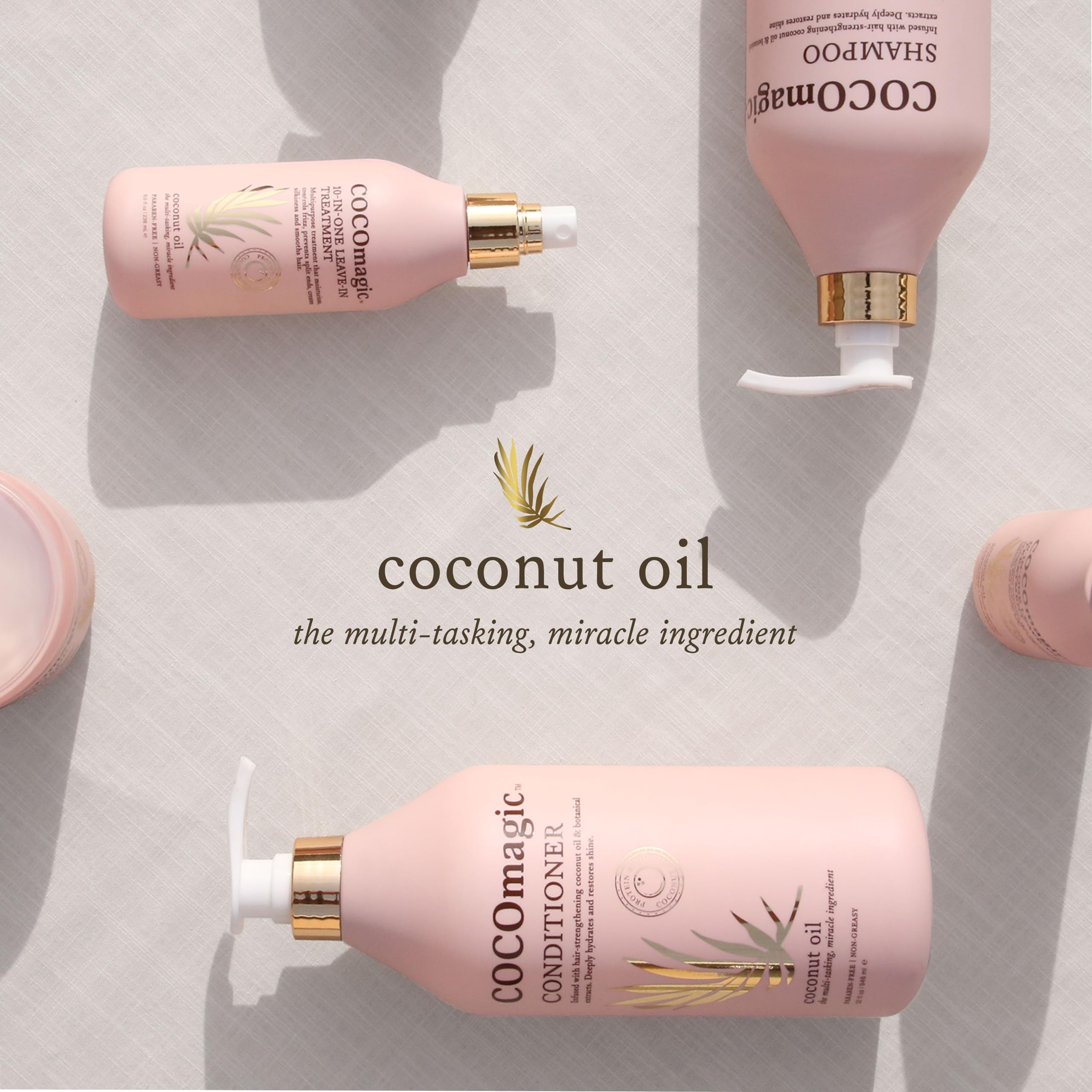 Mascarilla capilar de aceite de coco, repara daños, evita el encrespamiento, restaura y añade brillo, rica en proteínas y extra hidratante, libre de parabenos, libre de crueldad, fabricada 5