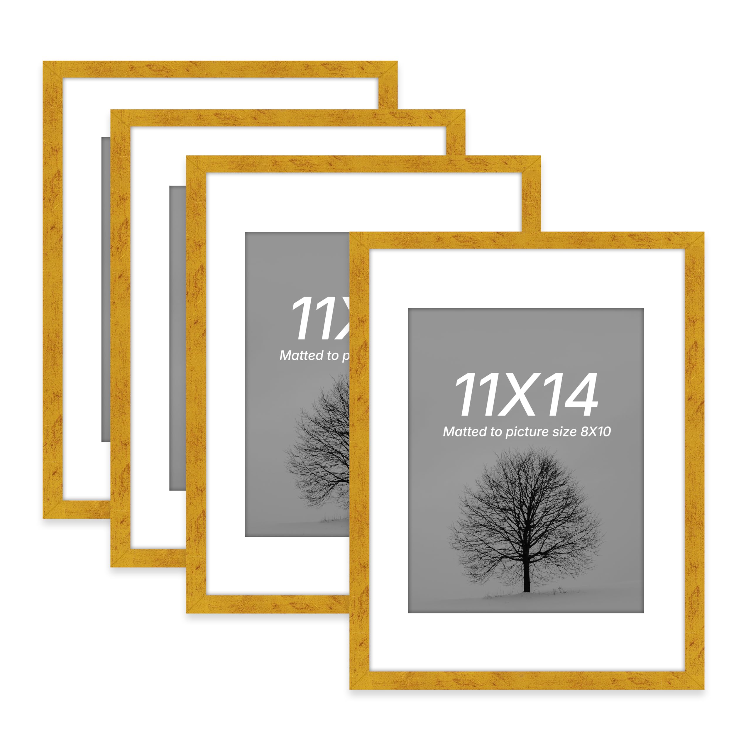 Art Street Photo Frames - Set of 4 Black -12