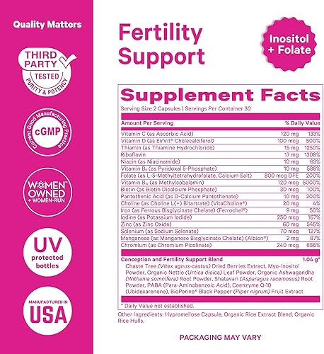 Miniatura 6 de Pink Stork Paquete de preparación de fertilidad limpieza anticonceptiva + suplementos de fertilidad para mujeres, equilibrio hormonal para mujeres,