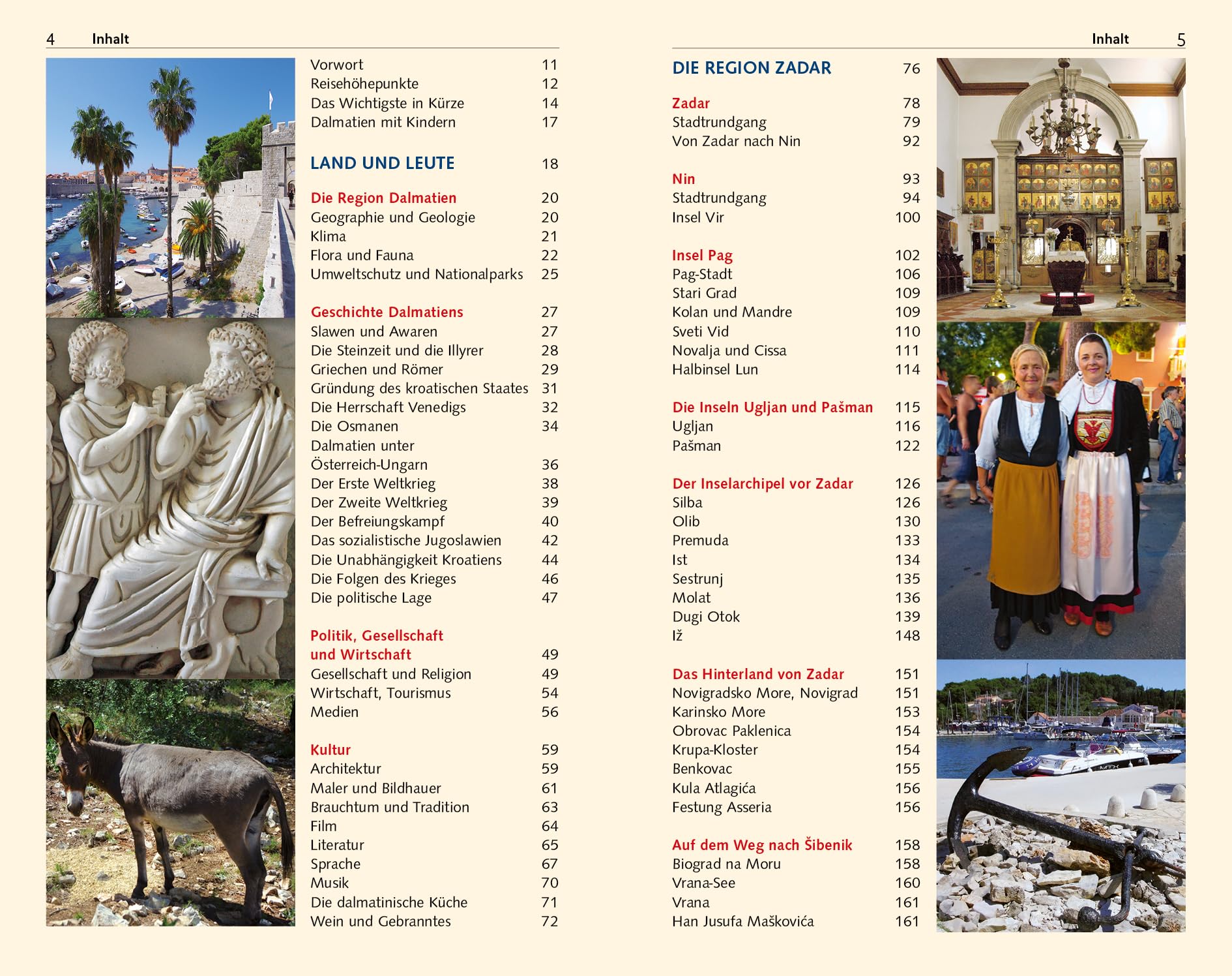 TRESCHER Reiseführer Dalmatien: Mit Adriaküste, Zadar, Sibenik, Split und Dubrovnik