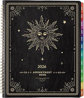 2026 Appointment Book - 2026 Daily Hourly Planner, Jan 2026 - Dec 2026, 9"x 11", 2026 Planner, Large Planner Weekly Monthly Appointment Book 2026, 15-Minute Interval, Flexible Cover - The Sun