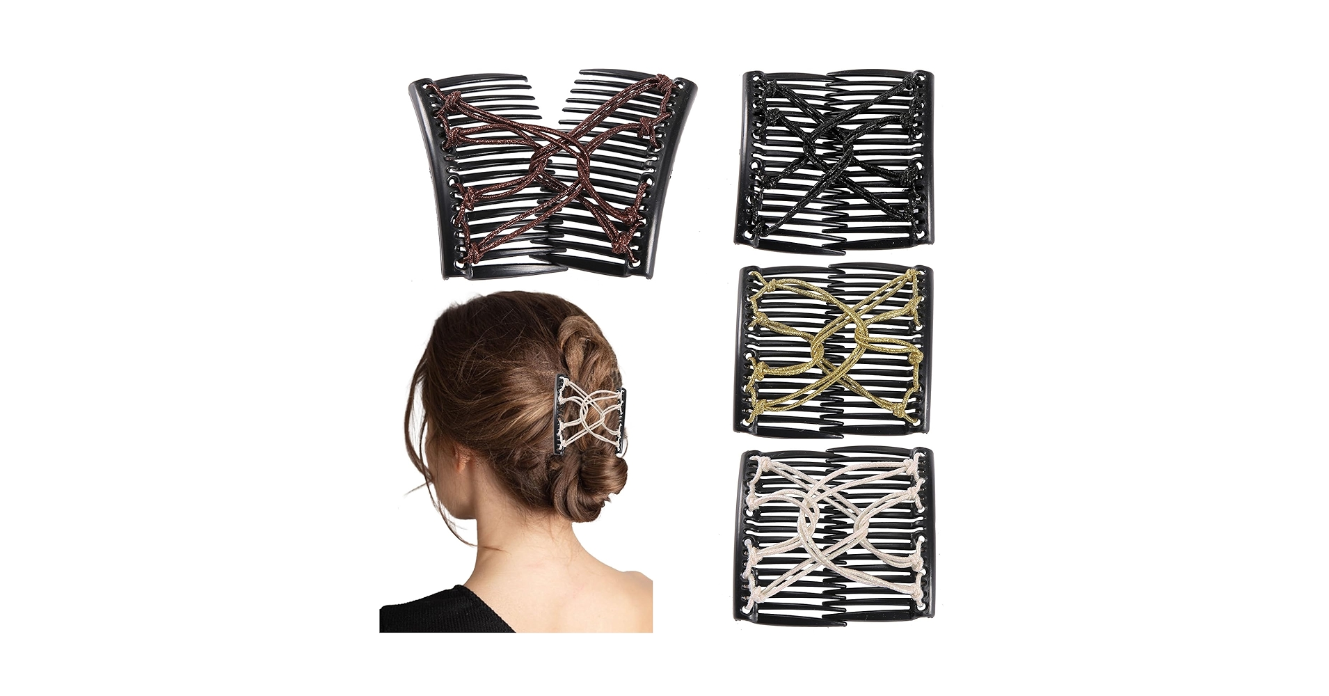 ヘアアクセサリー perverze double comb clip ヘアアクセサリー perverze double comb clip Amazon.com : 4 Pieces