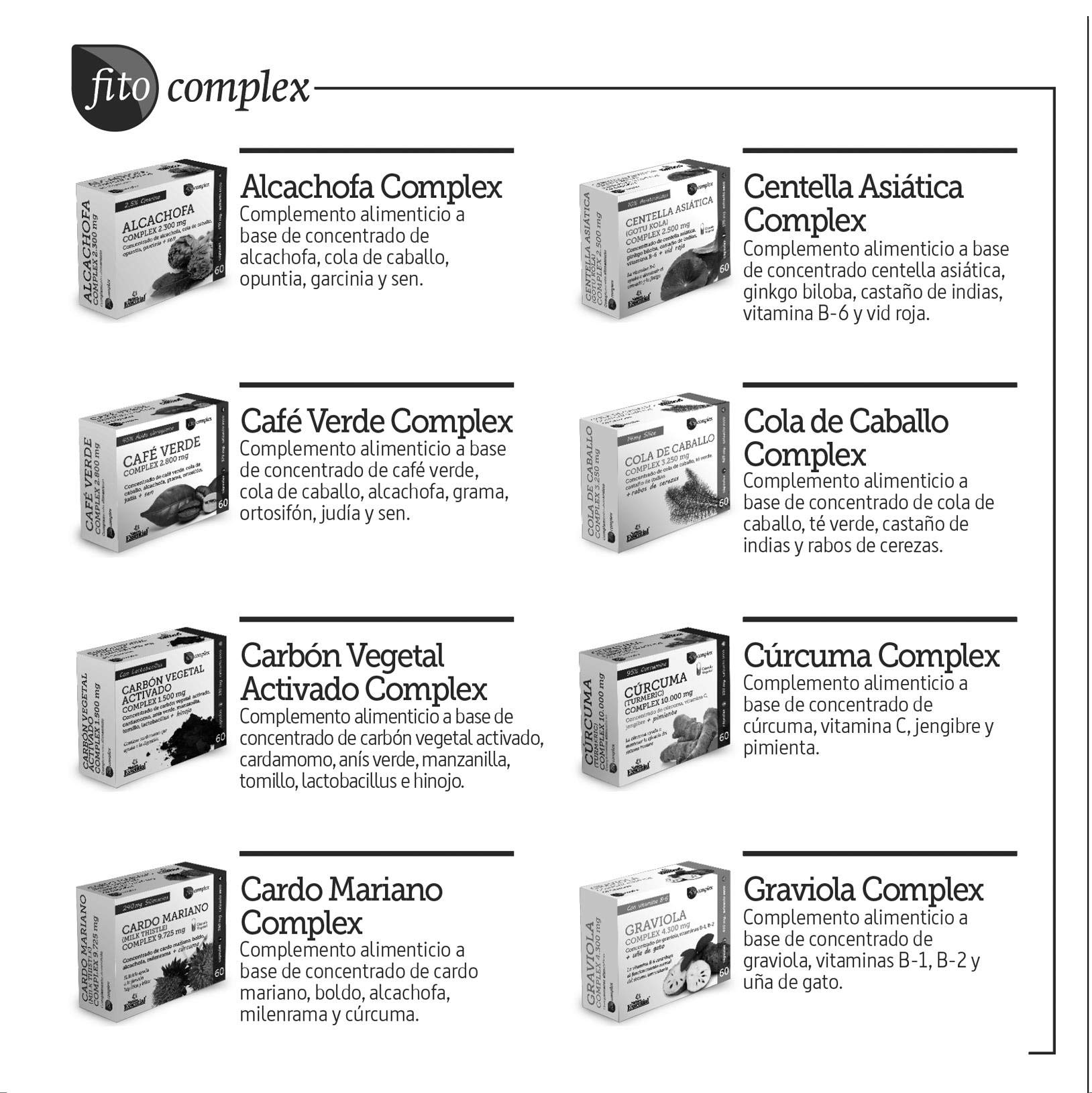 Nature Essential | Alcachofa Complex 2.300 mg | 60 Cápsulas | 3 Unidades | Con Cola de Caballo, Opuntia, Garcinia Cambogia y Sen | Ayuda a Mejorar Molestias Digestivas | Diurético | Antioxidante.