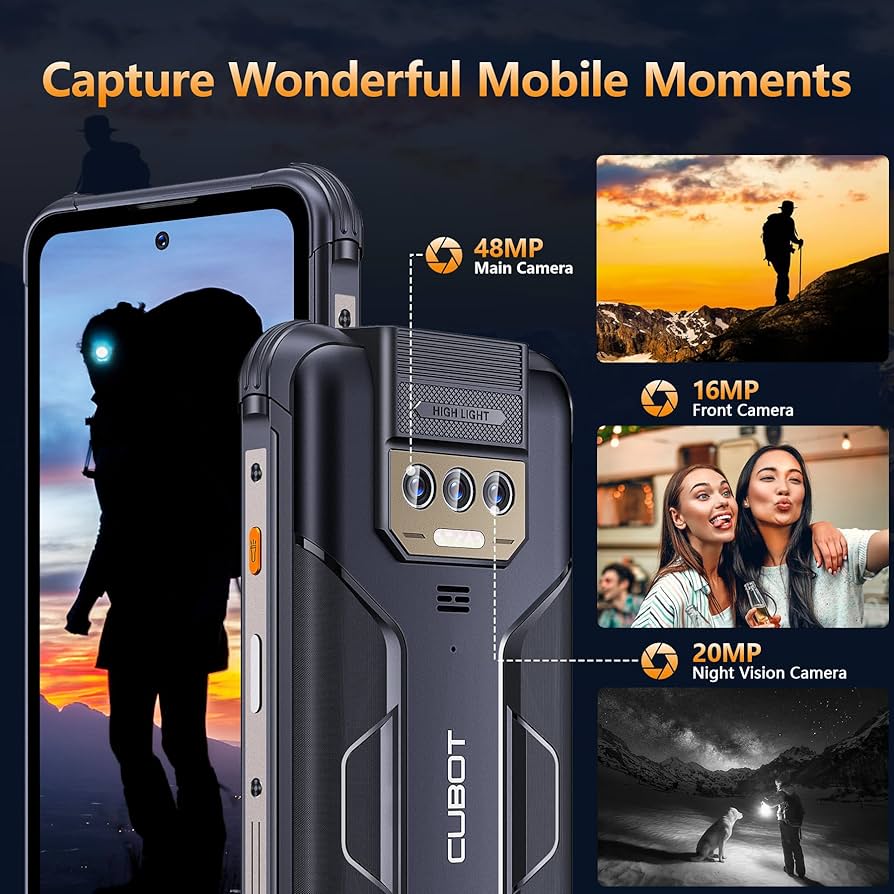 CUBOT防塵防水タフネススマホ10600mAhバッテリー8BG/256GB Amazon | CUBOT タフネススマホ SIMフリー 16GB RAM+256GB ROM