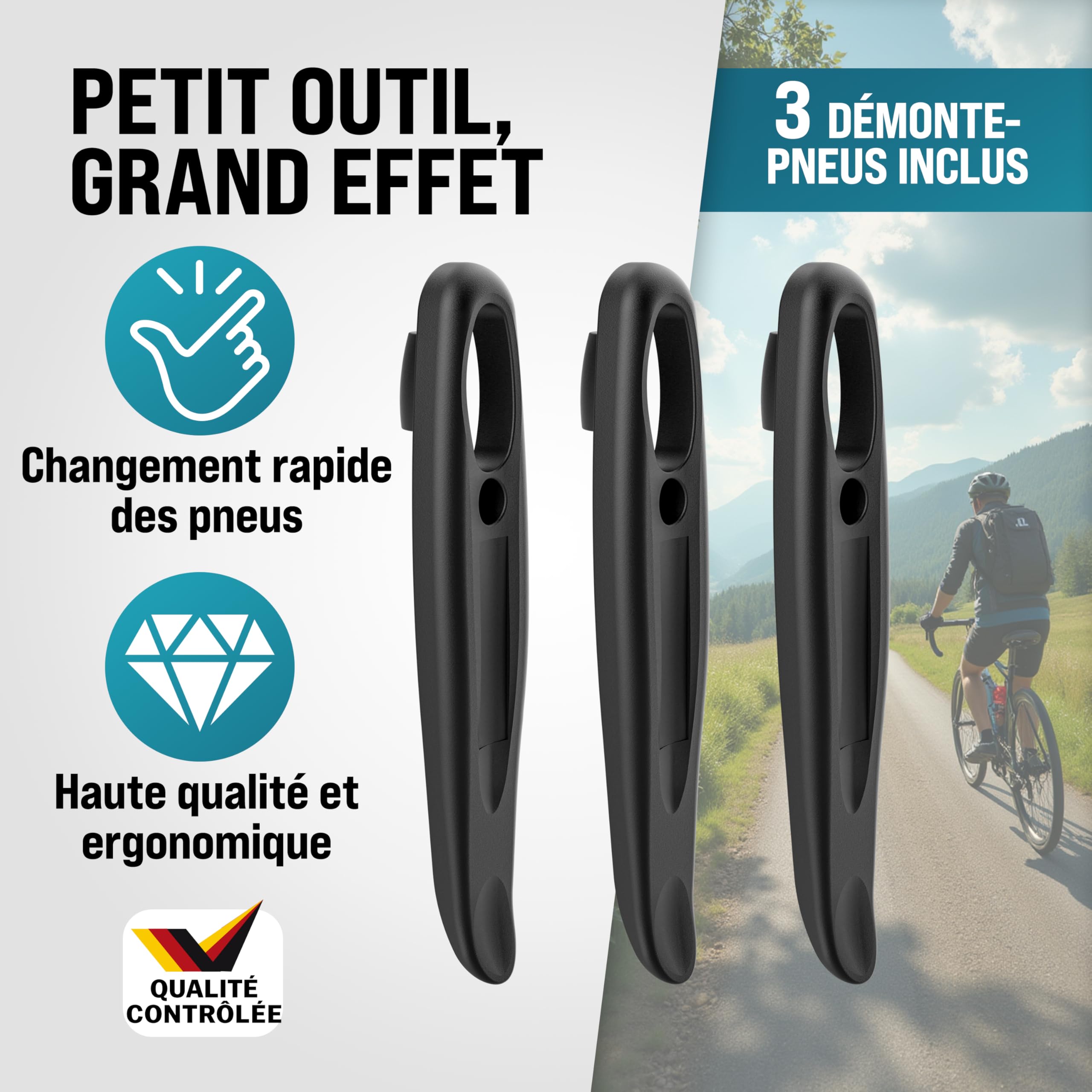 KESSER® Support de montage professionnel pour vélo + sac - Support de réparation de vélo jusqu