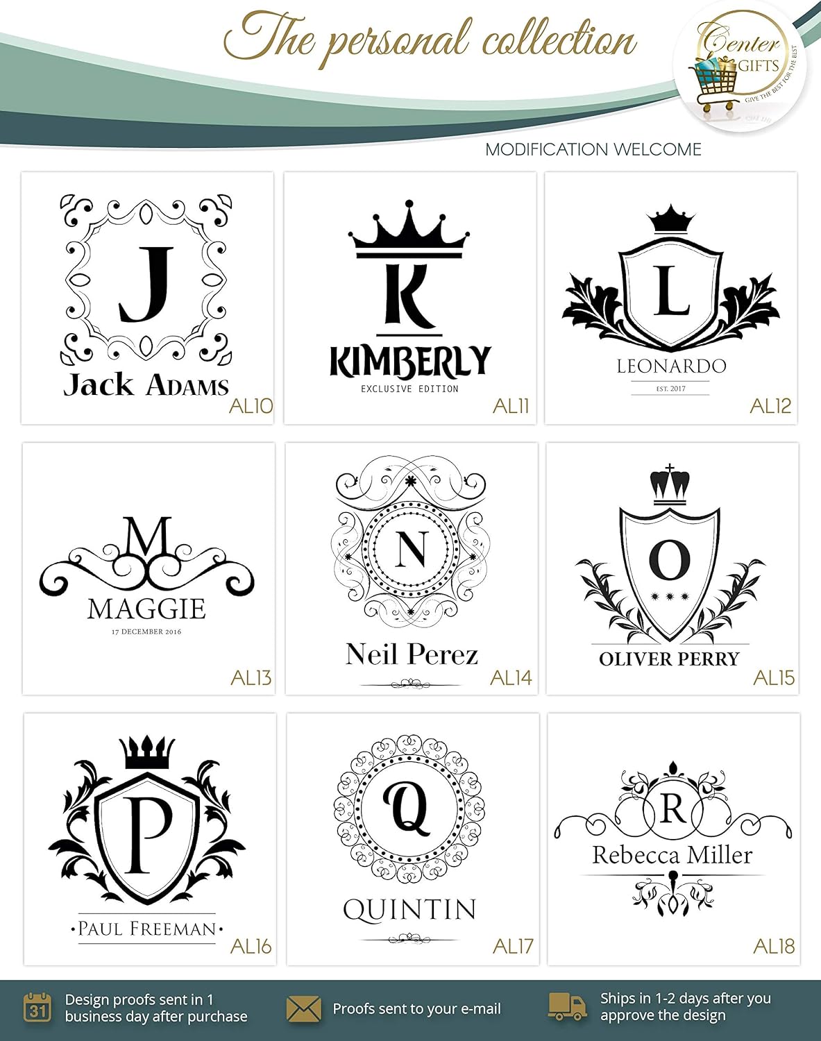 Personalized Wine Glasses Engraved with Initial and Name | Premium Quality Crystal Wine Glasses 11 Oz | Funny Wine Glass for Women & Men |Gifts for Wine Lovers, Gift for Christmas