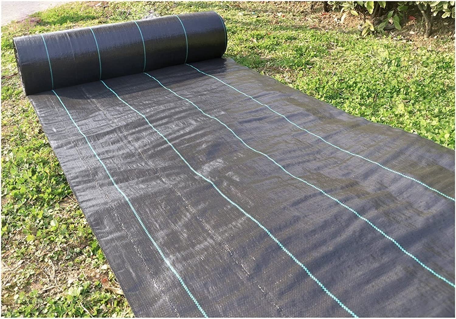 Toile de contrôle des mauvaises herbes membrane de gravier jardin 1,8x120 m