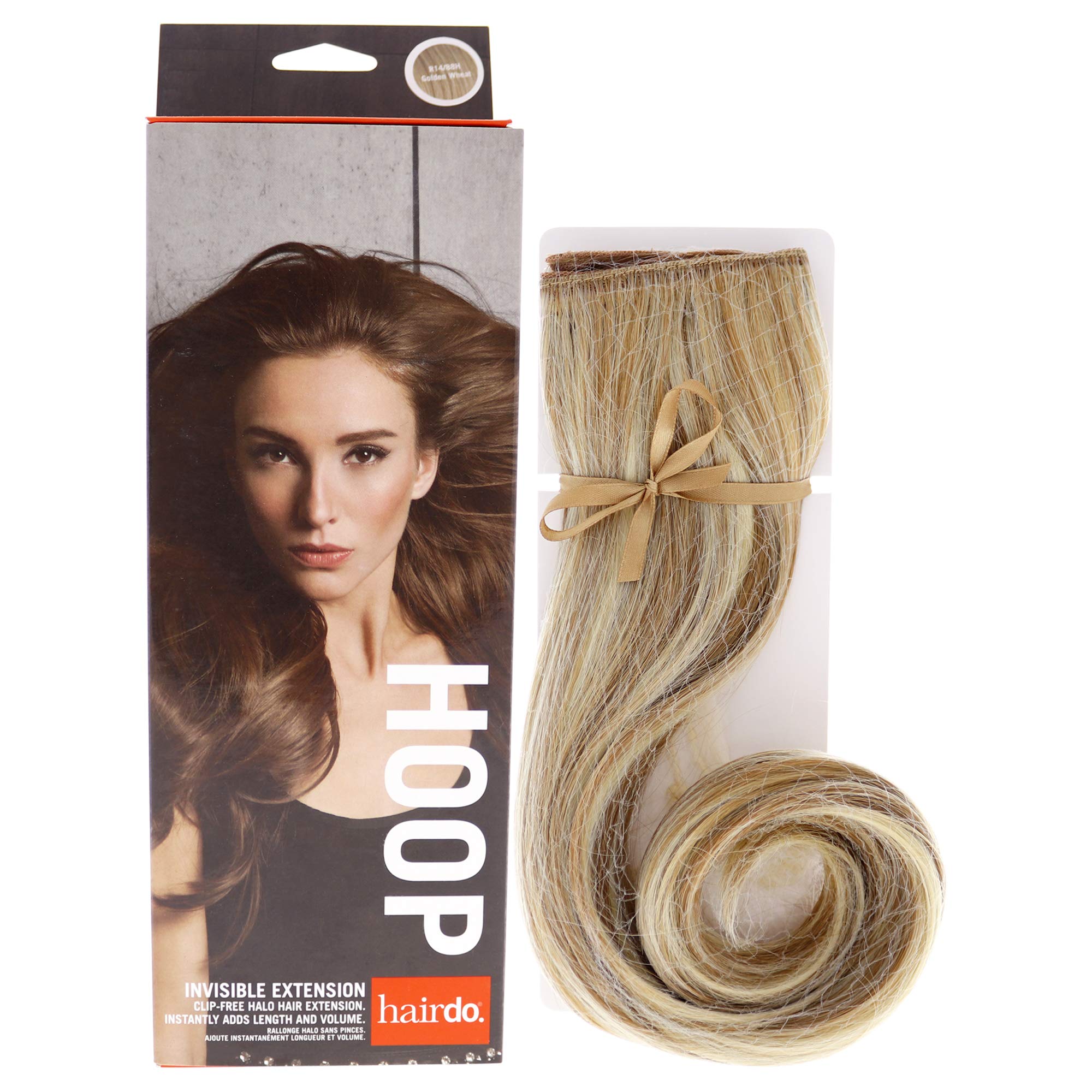 Hairdo Invisible Halo Hair Extension, R14 88H Golden Wheat R14/88H