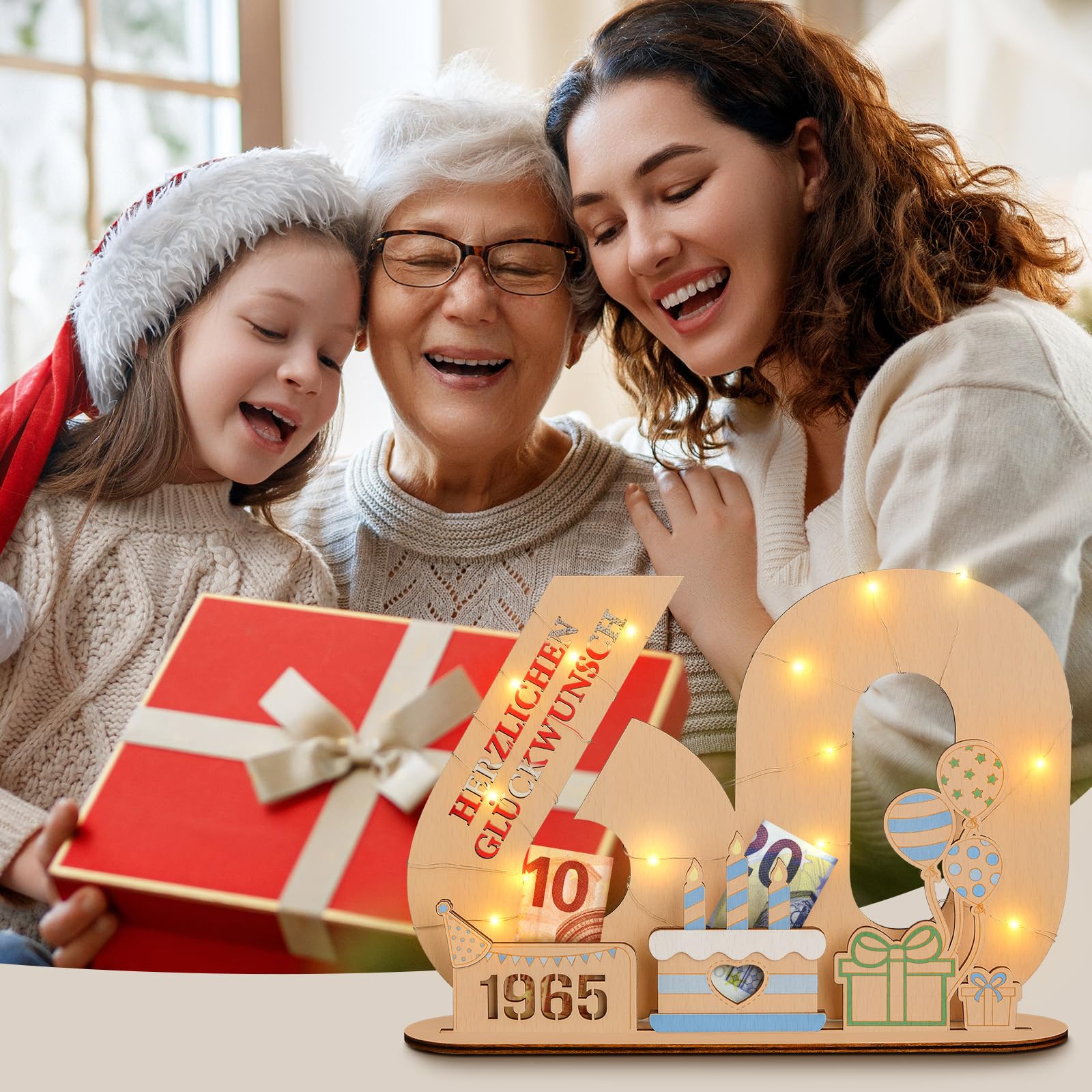 I LOVE MOM Taccuino in legno, per compleanno, in legno, fai da te, con