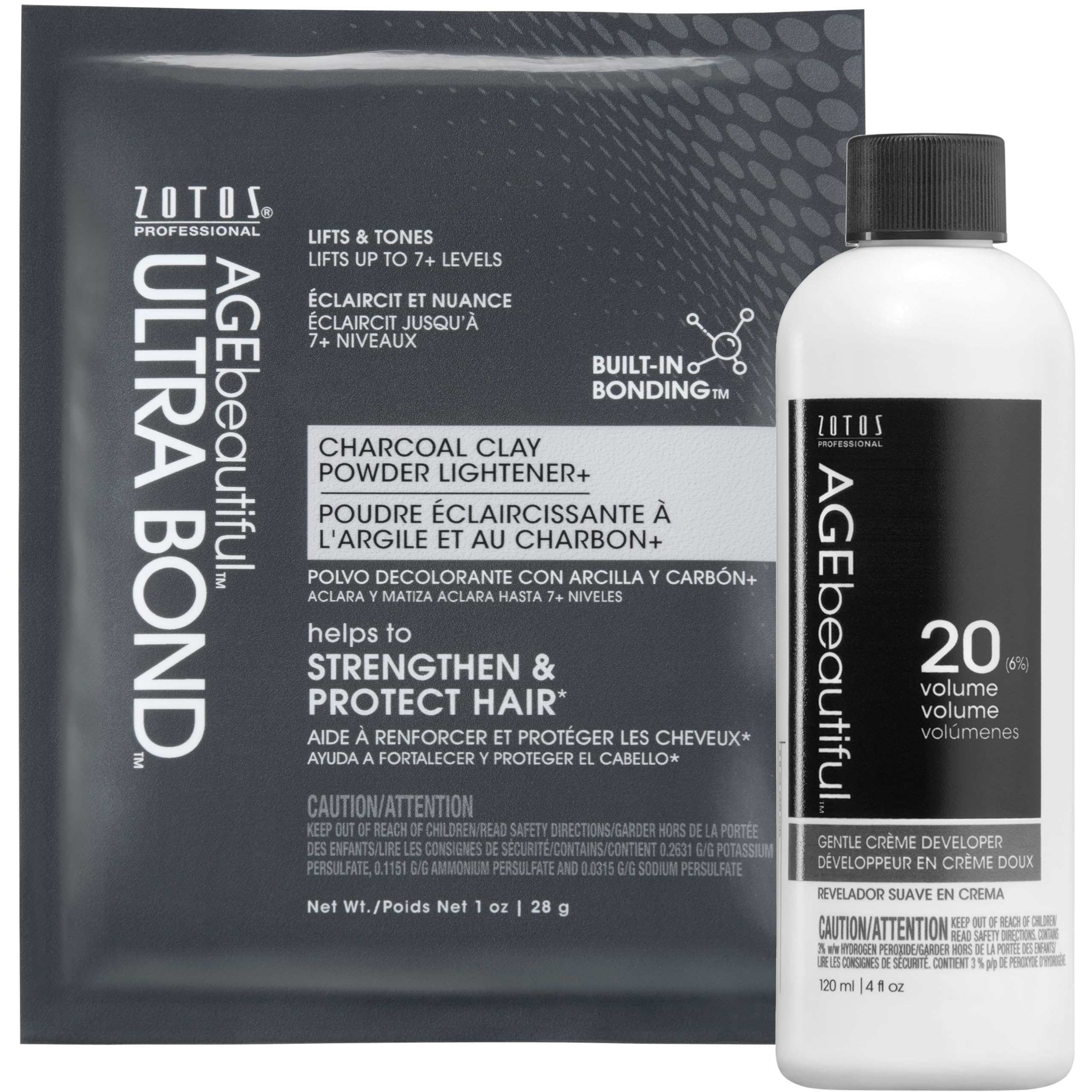 AGE beautiful Charcoal Clay Powder Lightener