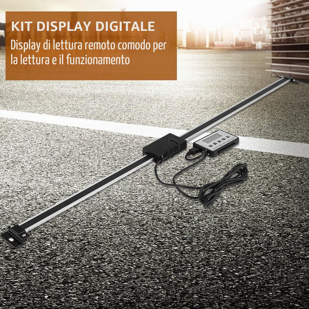 Akozon Digital Vernier Calipers 0-600mm Remota Scala Nonius Caliper Precise con LCD Linear Digital Kit di Misurazione Resolution - 0,01mm per Fresatrici Torni