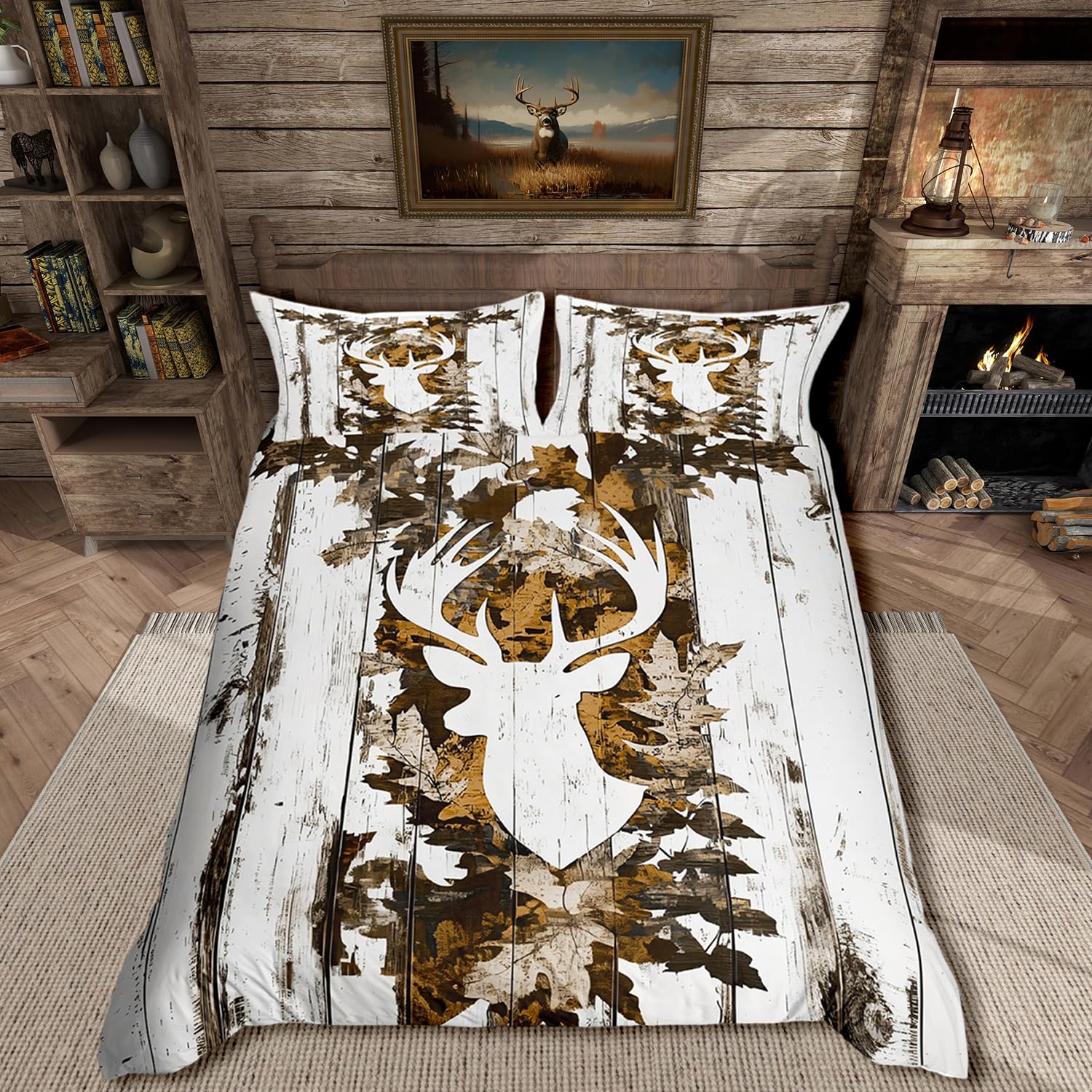 Housse de couette cerf 200x200cm : le cadeau idéal pour les passionnés de chasse et nature