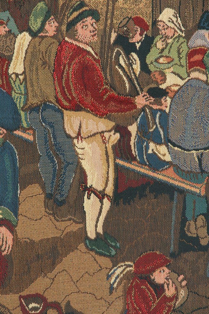 C Charlotte Home Furnishings Inc Wedding Feast Belgian Tapestry Wall Hanging | Viscose Cotton and Polyester Blend Wall Art | 33 in. x 42 in | Home Decor Accents