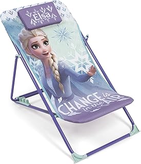 ARDITEX WD12995 Tumbona Plegable de 43x66x61cm de Disney-Frozen II