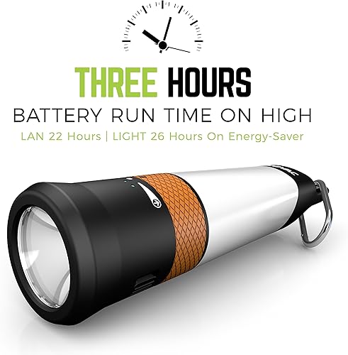 Miniatura 5 de Rayovac Pathfinder Linterna LED de camping, linterna LED recargable para suministros de huracán, kit de supervivencia, accesorios de campamento,