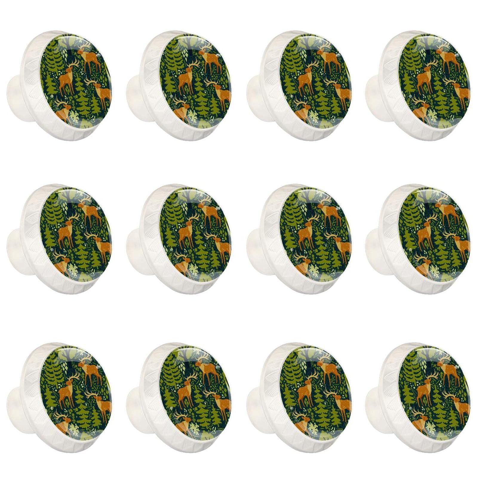 Boutons de tiroir de cuisine élan vert pour relooker vos placards et commodes à Noël