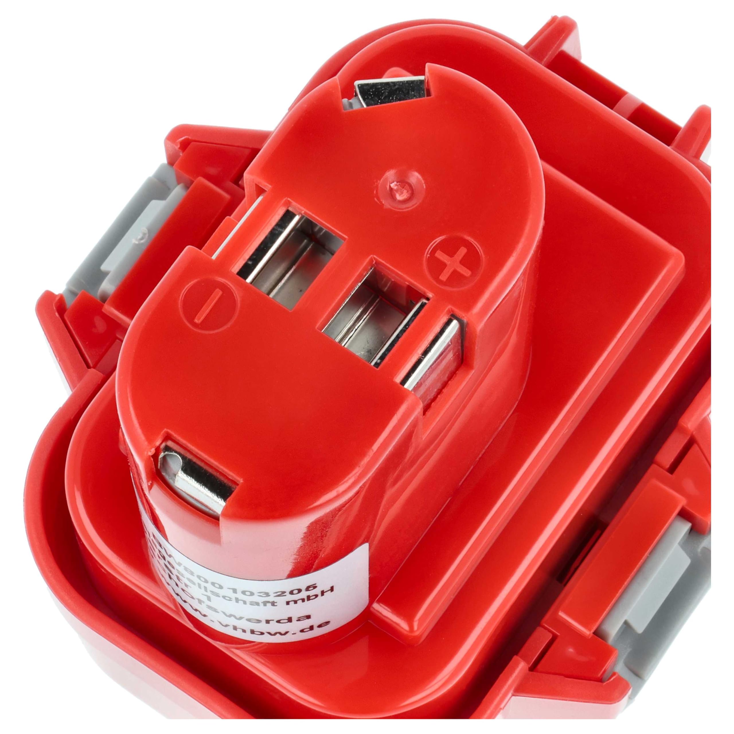 vhbw 3x batteria compatibile con Makita 6796FD, 6797D, 6791DW, 6792DW, 6706DWA, 6791D, 6793D, 6794D, 6796D utensile elettrico (3000 mAh, NiMH, 9,6 V)