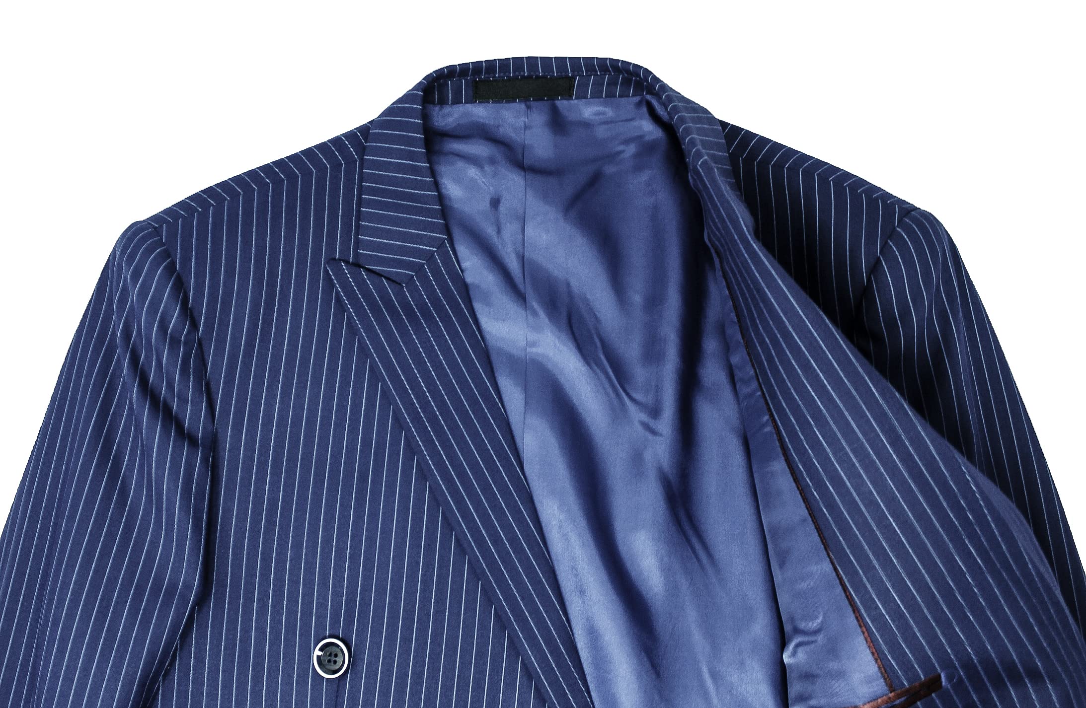 Abito Uomo Sartoriale Completo Vestito Doppiopetto gessato Elegante Formale Cerimonia