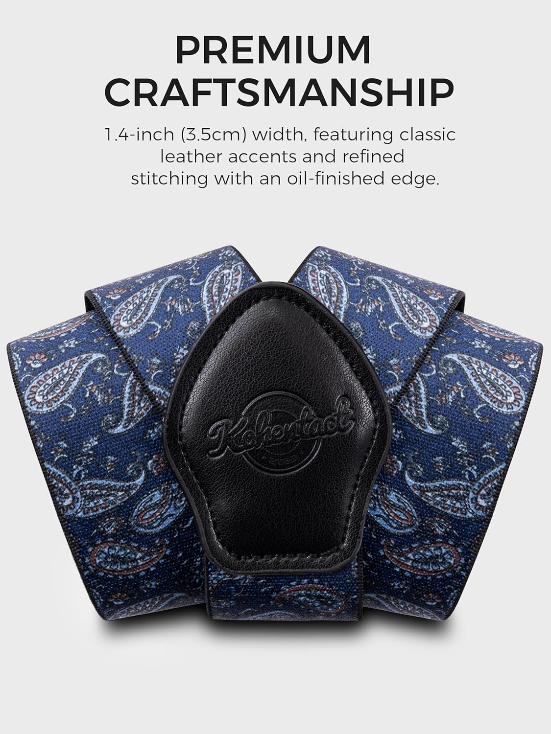 Suspenders for Men with Clip & 6 Buttons 1.4in Y-Shape Stainless Steel - Image 5