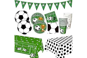 24-Guest Soccer Party Supply Set for a Kickin’ Time