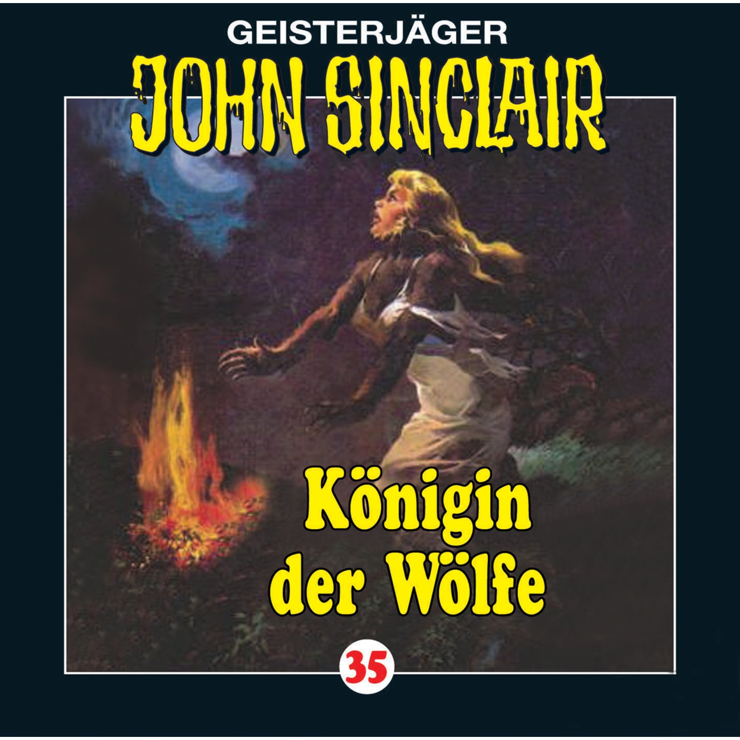 Cover art for Königin der Wölfe: John Sinclair 35