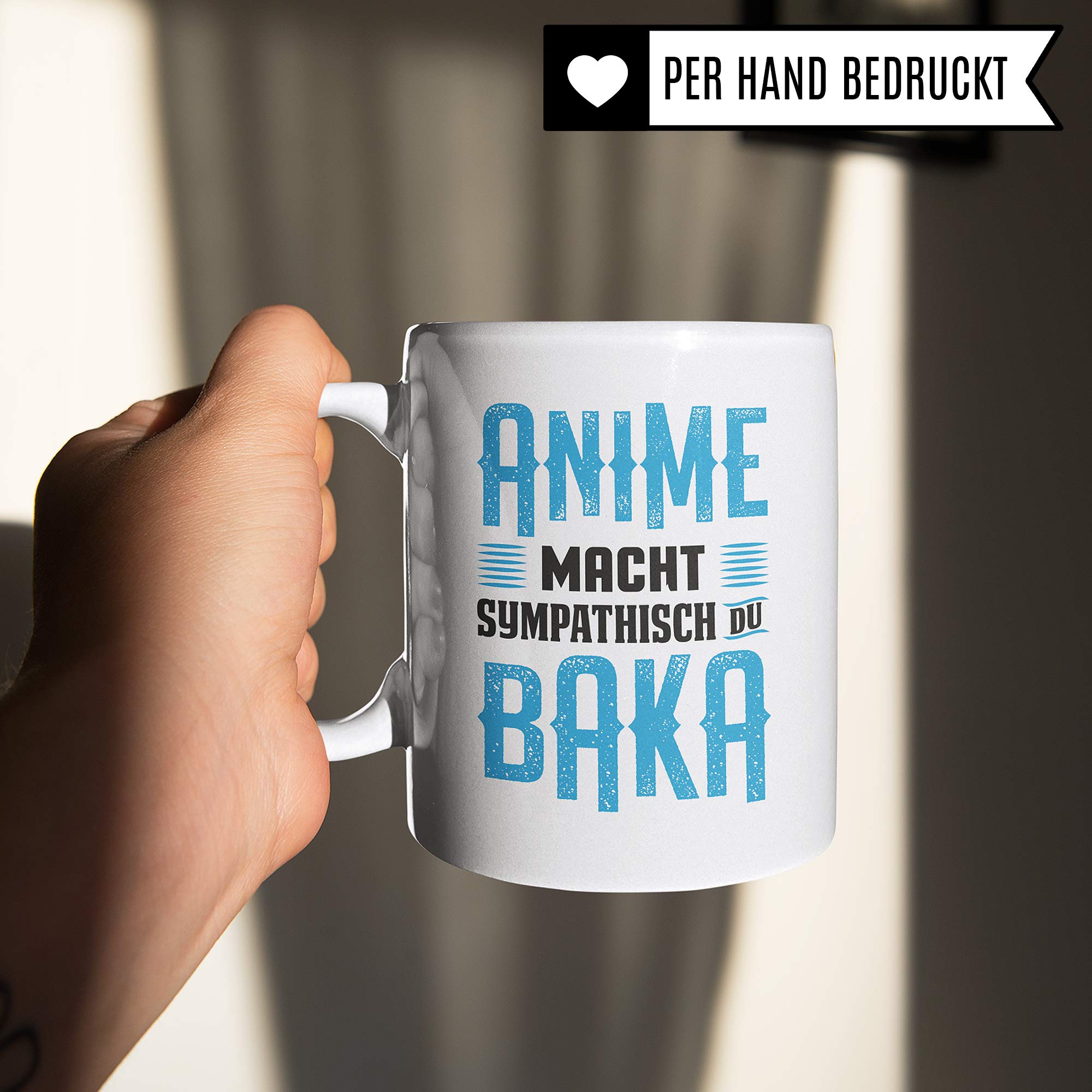 Tazza da caffè con scritta in lingua inglese Japanisch Lesist Einfach – Tazza con scritta in lingua inglese Otaku idea regalo – Baka Giappone Manga
