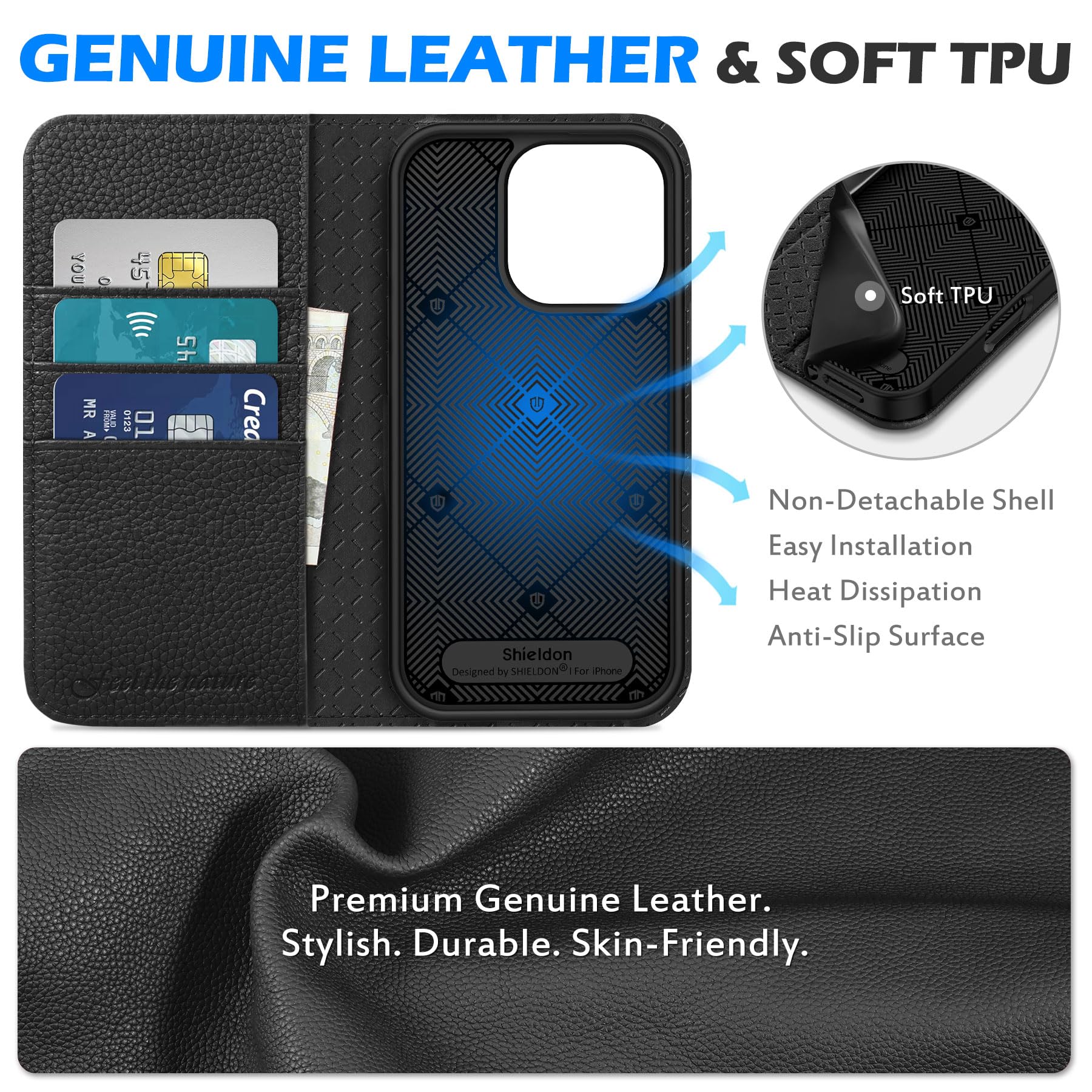 Crong Essential Cover Magnetic - Leren Beschermhoes Voor IPhone 12 Pro Max Magsafe Zwart Apple Iphone  21102122