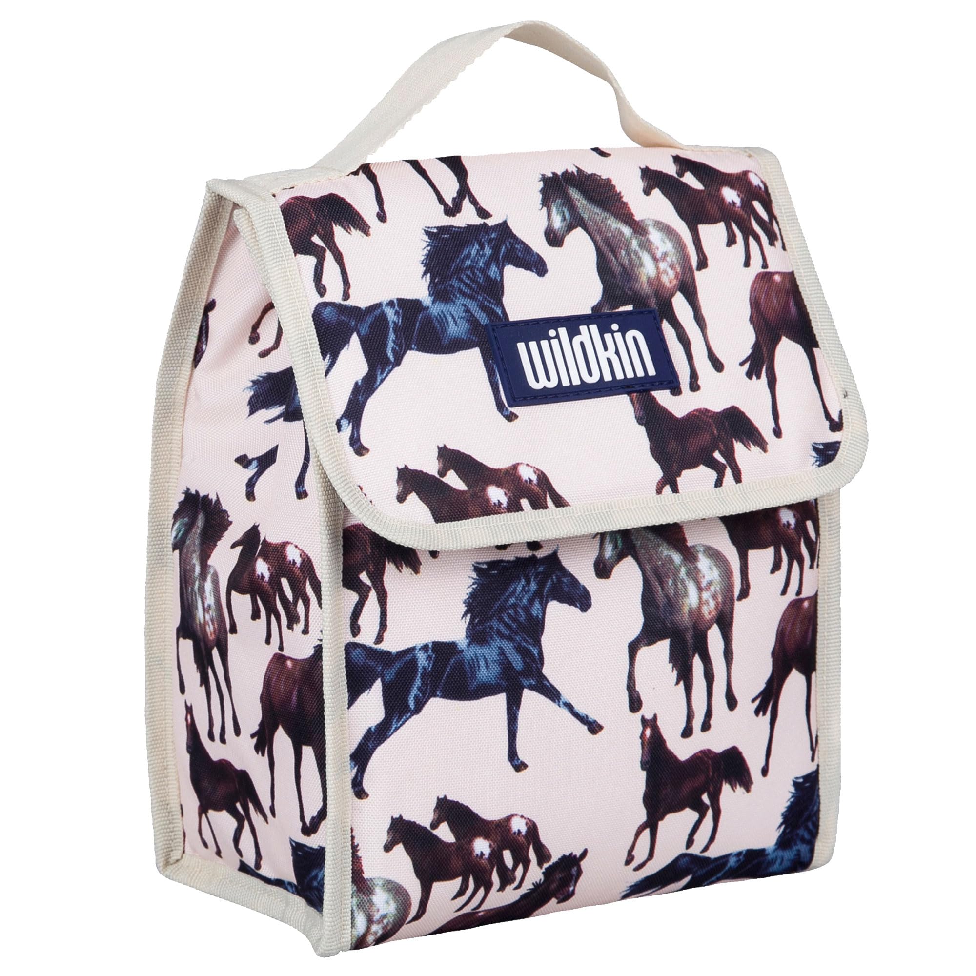 Wildkin Kids Insulated Lunch Bag – Reusable, Ideal for Hot/Cold Snacks, School & Travel - Horse Dreams