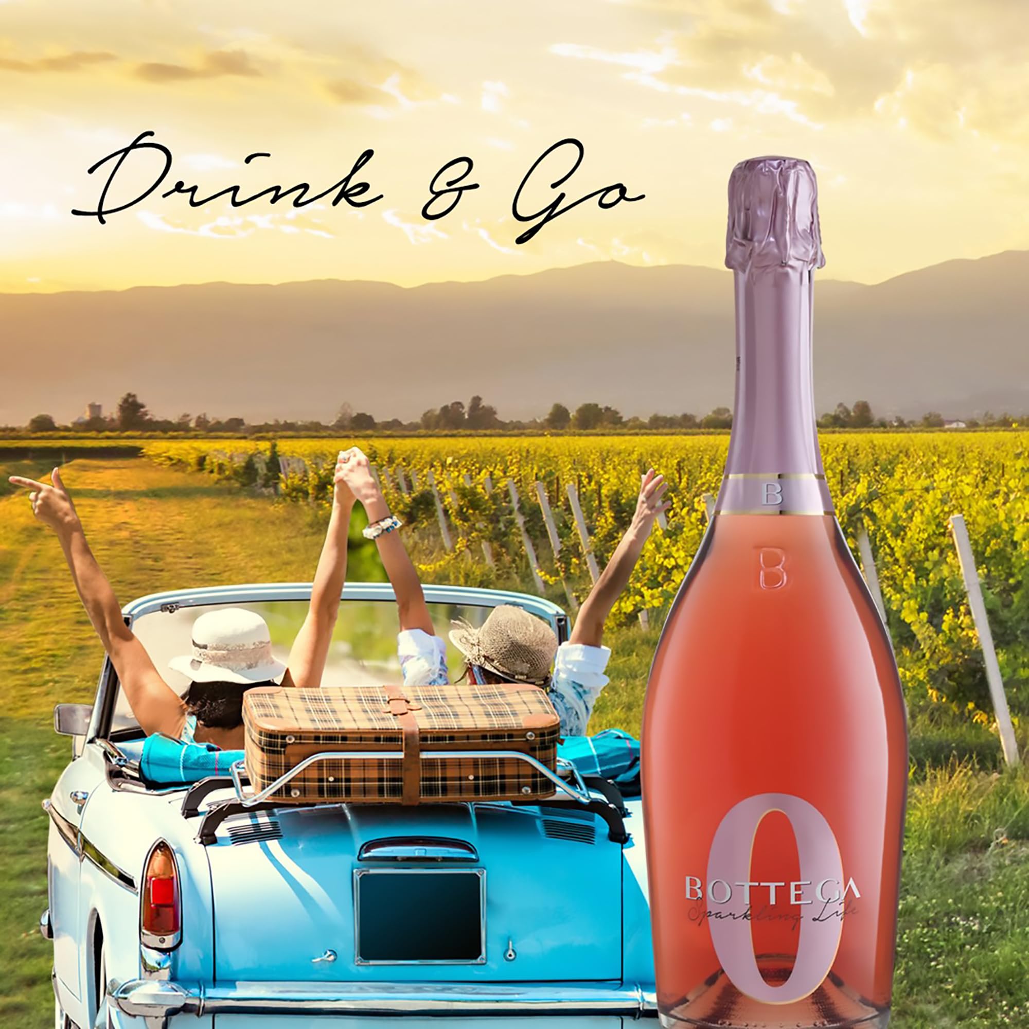 Bottega Sparkling Life 0 Rosé - 6 x 750ml