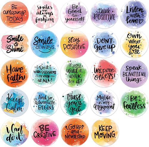 480 calcomanías inspiradoras con frases inspiradoras, planificador motivacional, motivador, para libros, teléfonos, coches, bicicletas, álbumes de