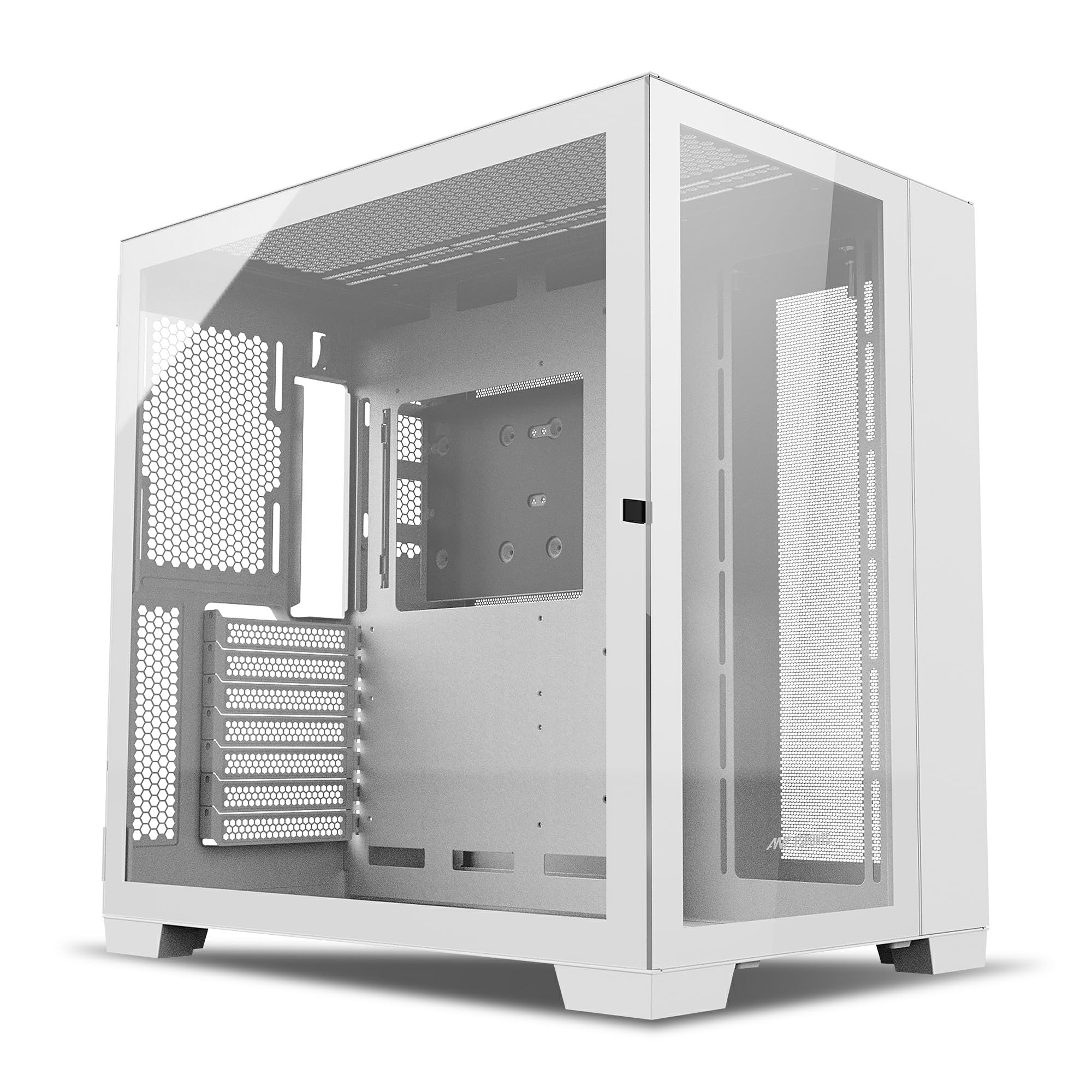 Ant Esports Crystal Z2 Black Mid-Tower Case - RGB Fans -22