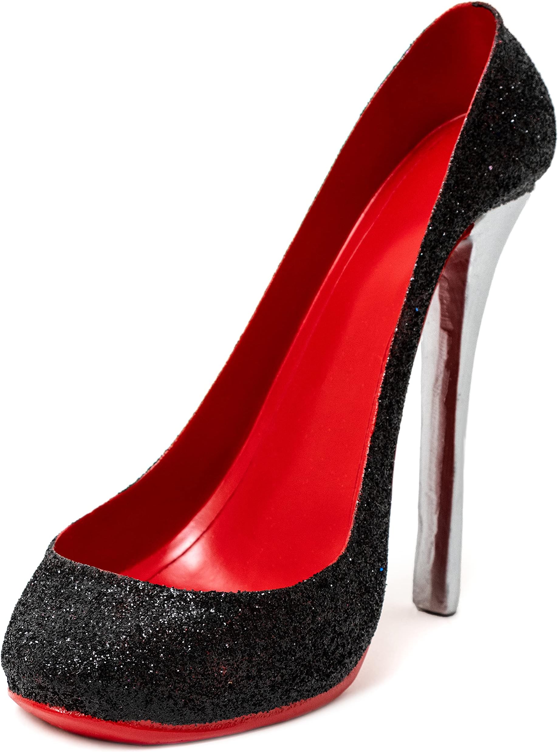 KitchInnovations High Heel Wine Bottle Holder - Four Attactive Style Variations Available (Black)