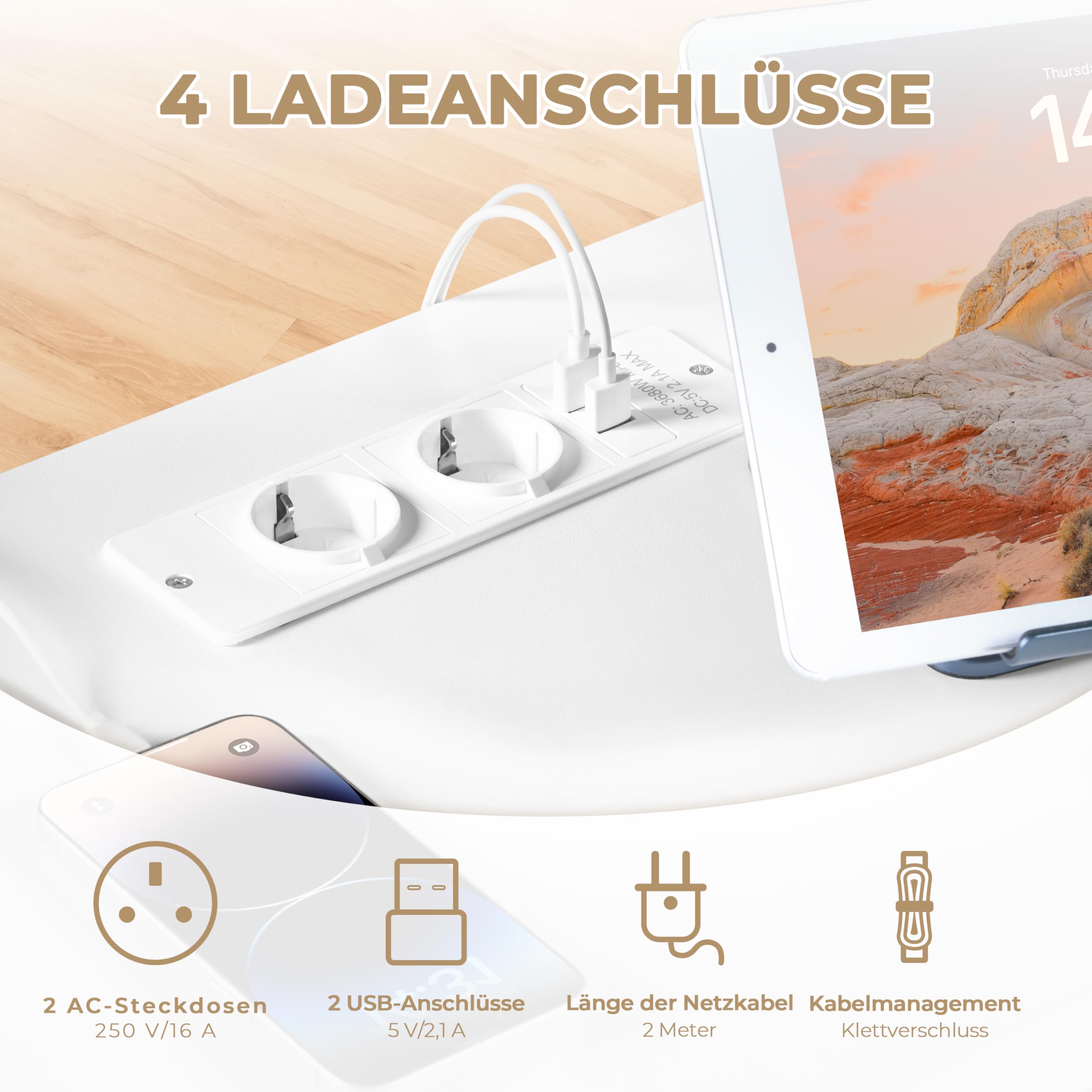 Yaheetech Table de Chevet en Bois Table de Nuit avec 2 Tiroirs, 1