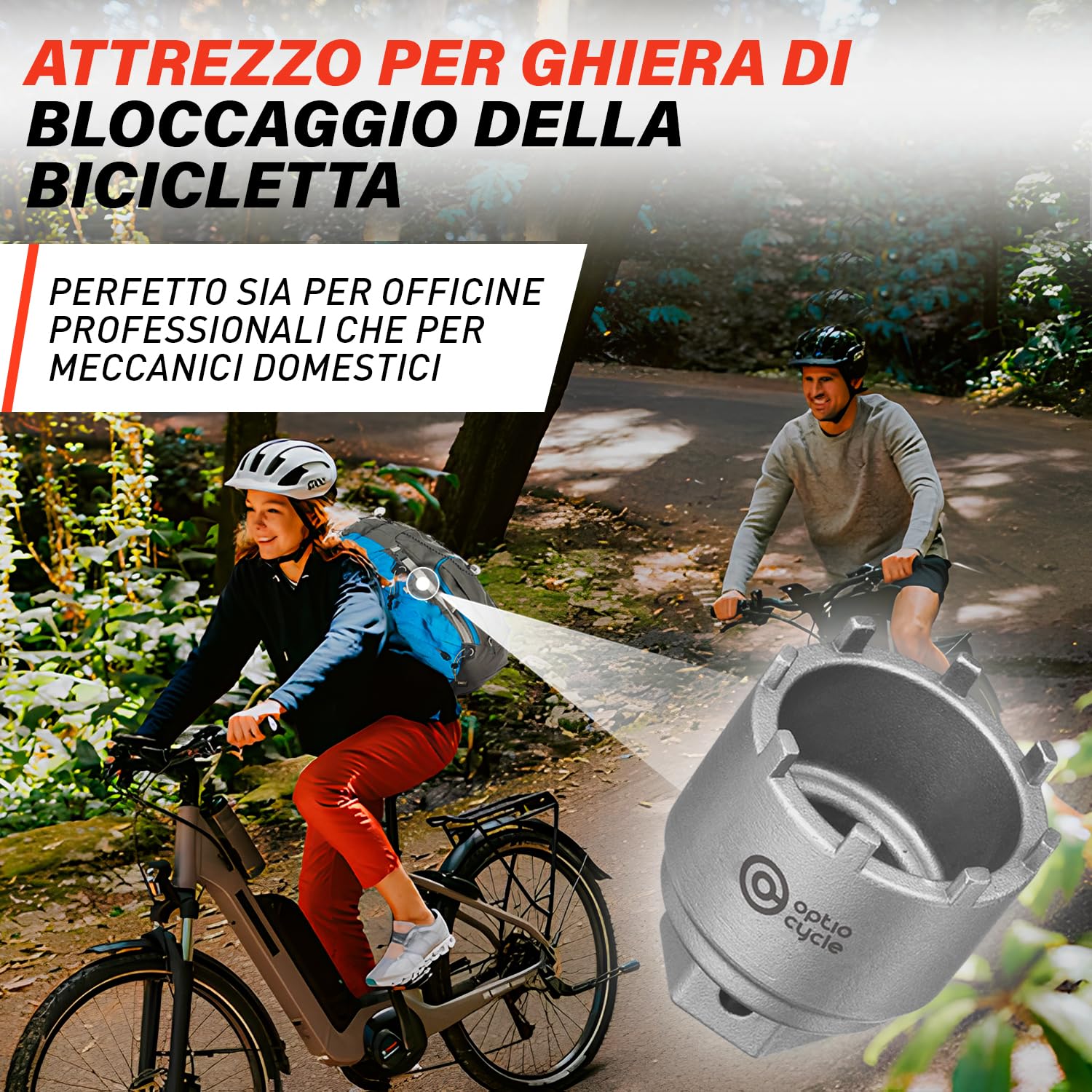 Chiave per Movimento Centrale Bosch Gen 3/4/5 - Chiave Corona Bosch | Chiave Center Lock per Manutenzione E-Bike e Chiavi Movimento Centrale Bici