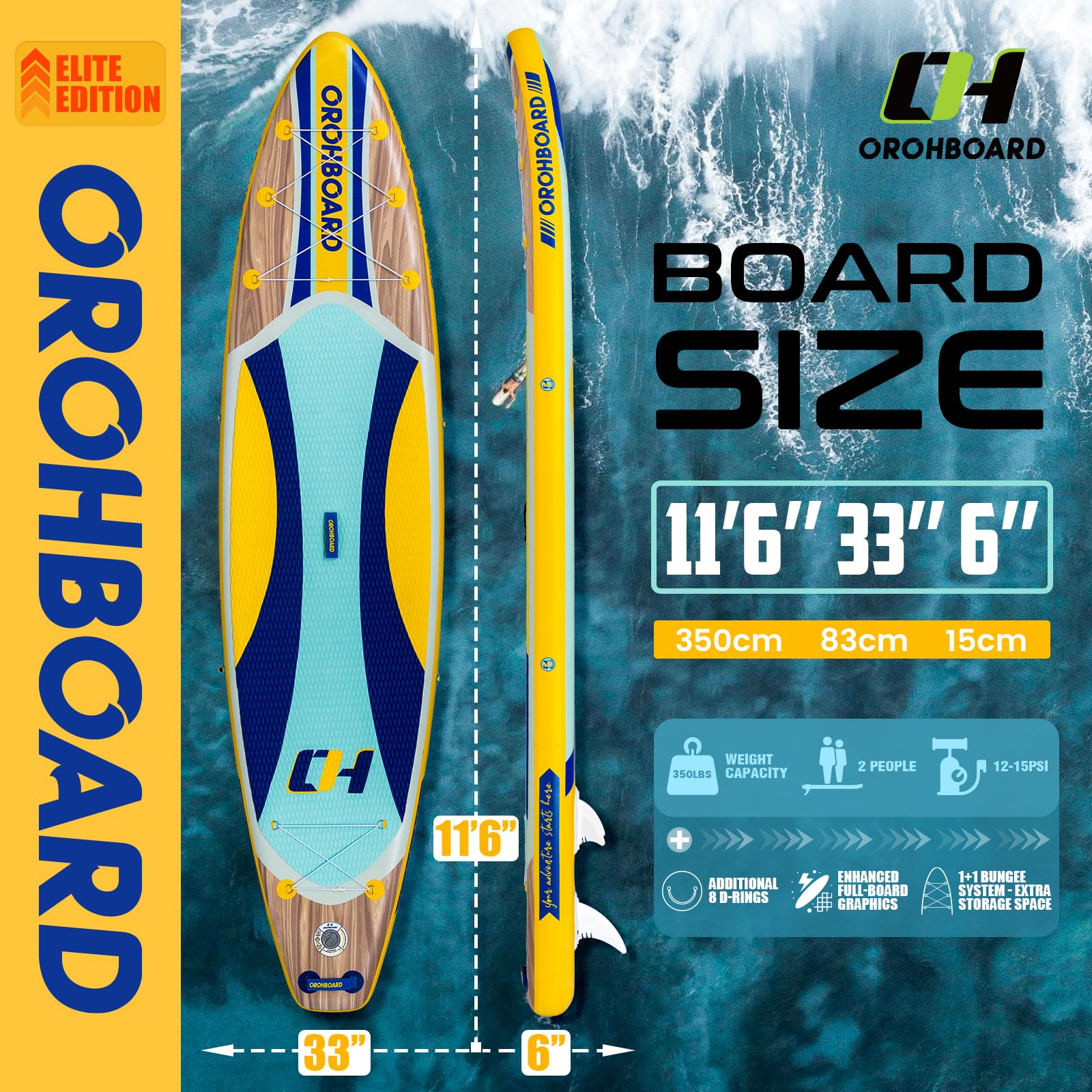 OROHBOARD Paddle Board 11'6
