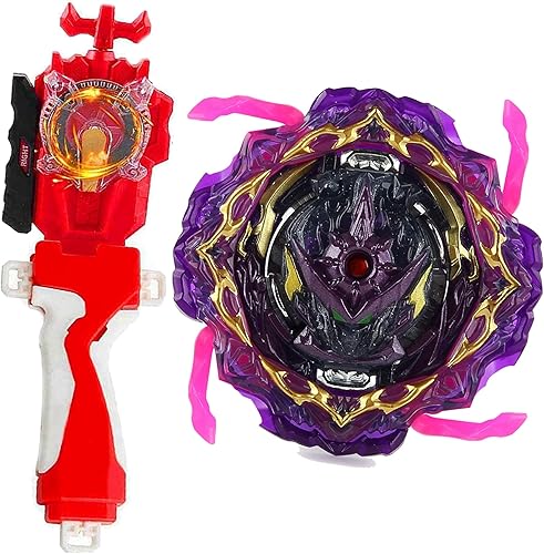 Vista 48 de Juego de juguetes de hoja, juguetes de batalla, lanzador chispeante, agarre Bey Battling Top DB B-199 Booster Gatling Dragon. Kr.Cm'-10 lanzador