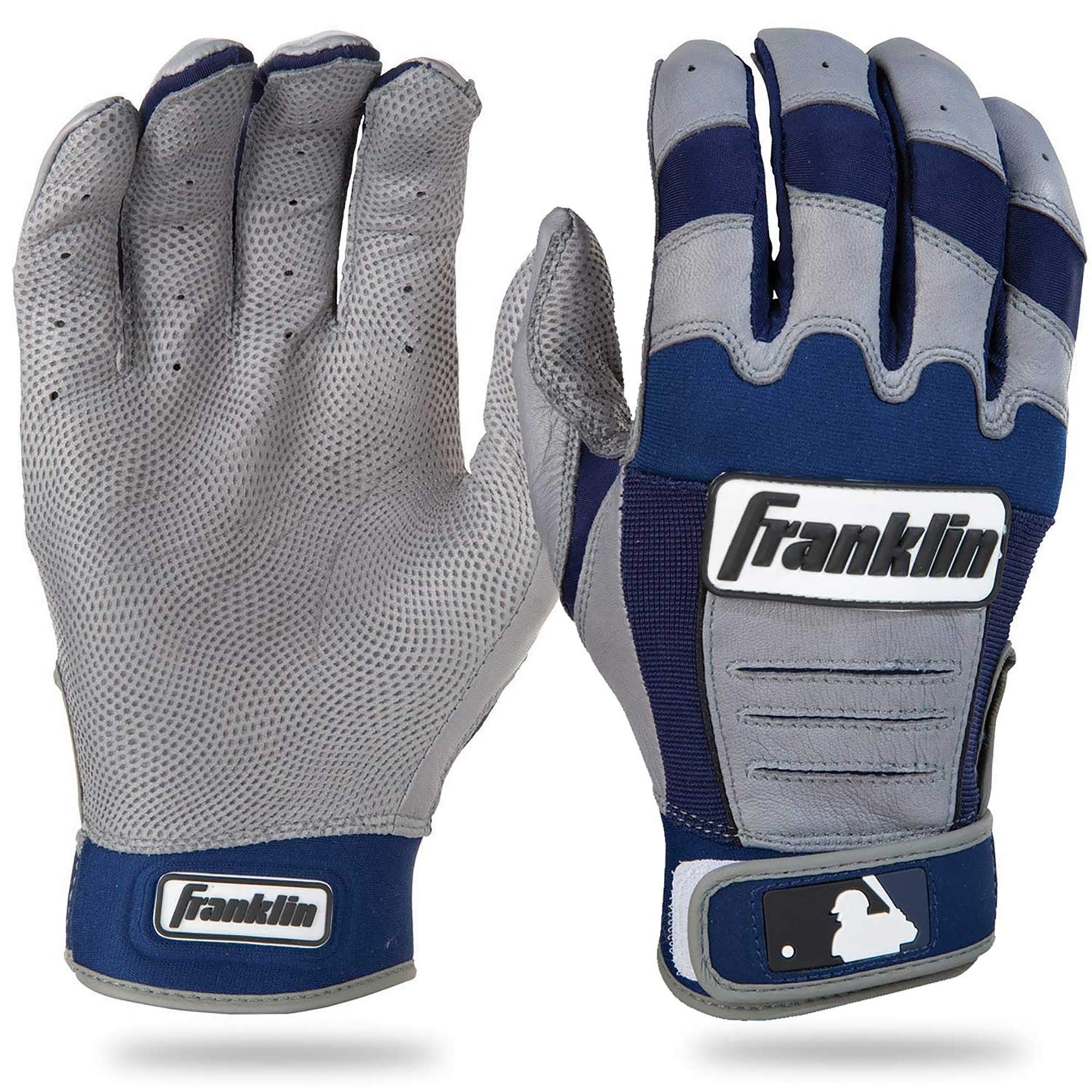 Franklin Sports MLB Batting Gloves - Infinite Powerstrap Baseball + Softball Long Cuff Batting Gloves - Adult + Youth