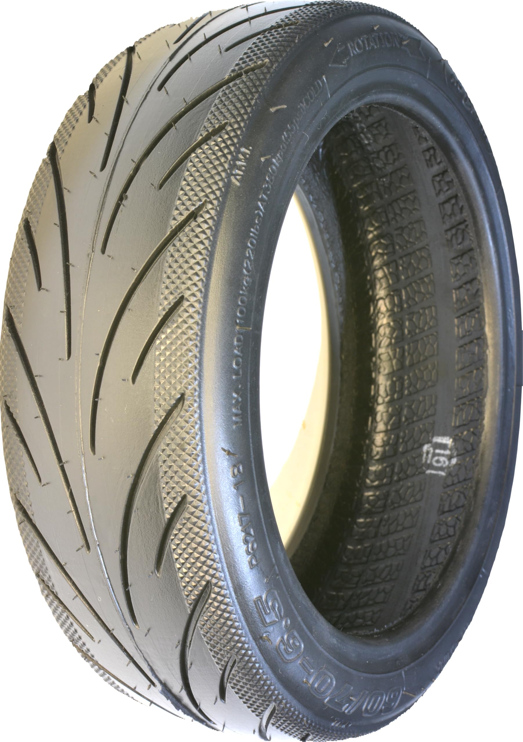 Pneumatico Tubeless 60/70-6,5 per Monopattino Elettrico, Compatibile con Ninebot Max G30, Smartgyro K2, Cerchione 6,5