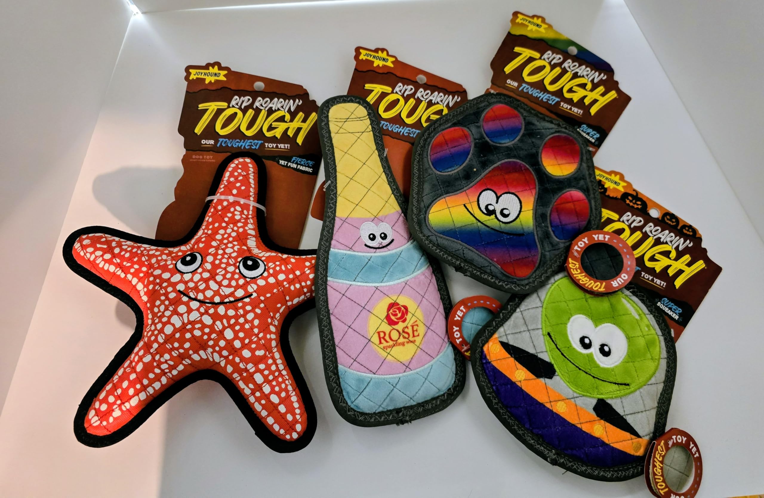 Pet Supplies : Joyhound Rip Roarin' Tough Dog Toy - Super Squeaker