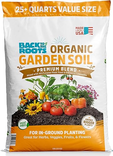 Back to The Roots 25.7qt (1 Cubic ft) Organic Premium Blend Garden Soil