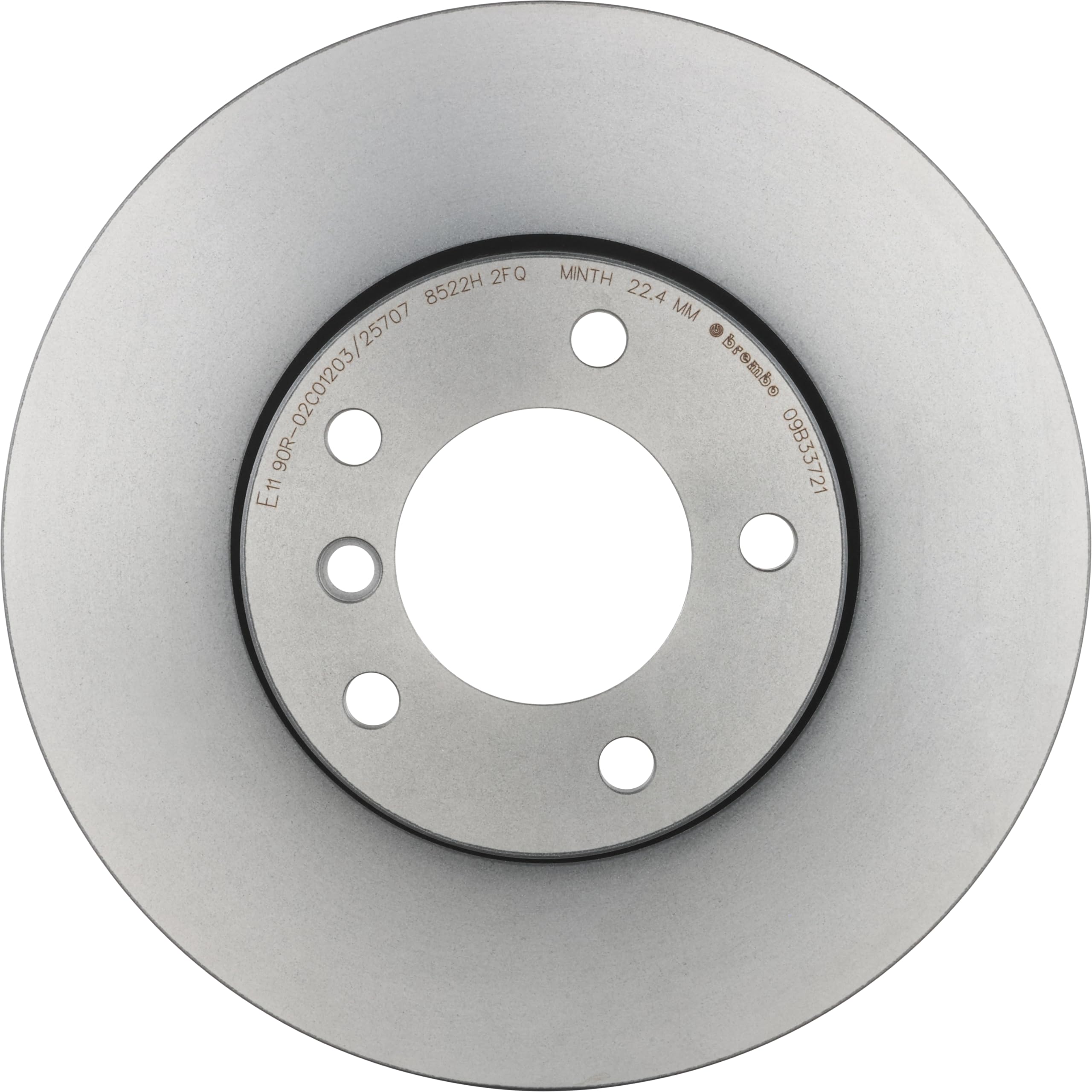 Brembo 09.B337.21 Przednia tarcza hamulcowa powlekana UV - pojedyncza