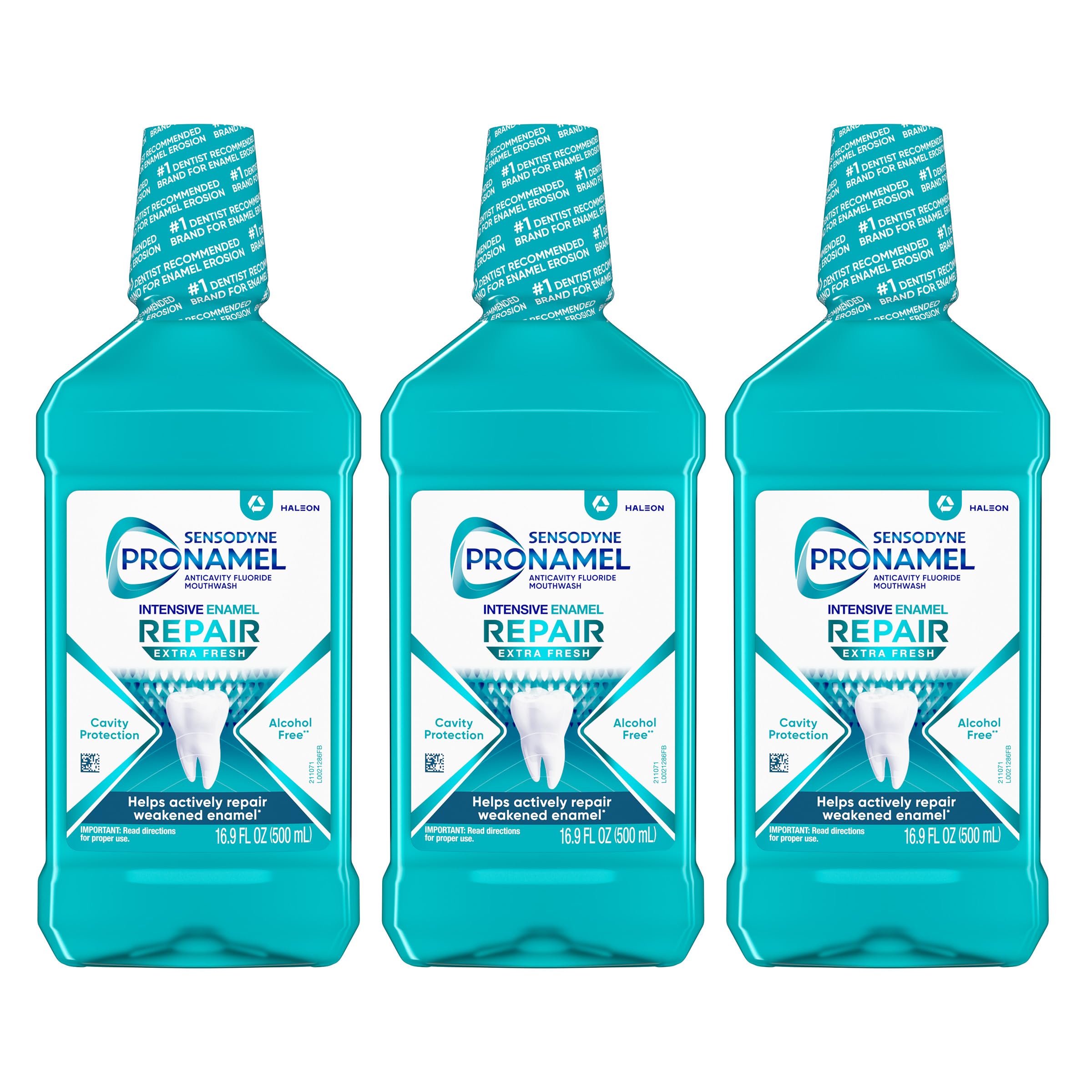 Sensodyne Pronamel Intensive Enamel Repair Mouthwash, 16.9 Fl Oz (Pack of 18)